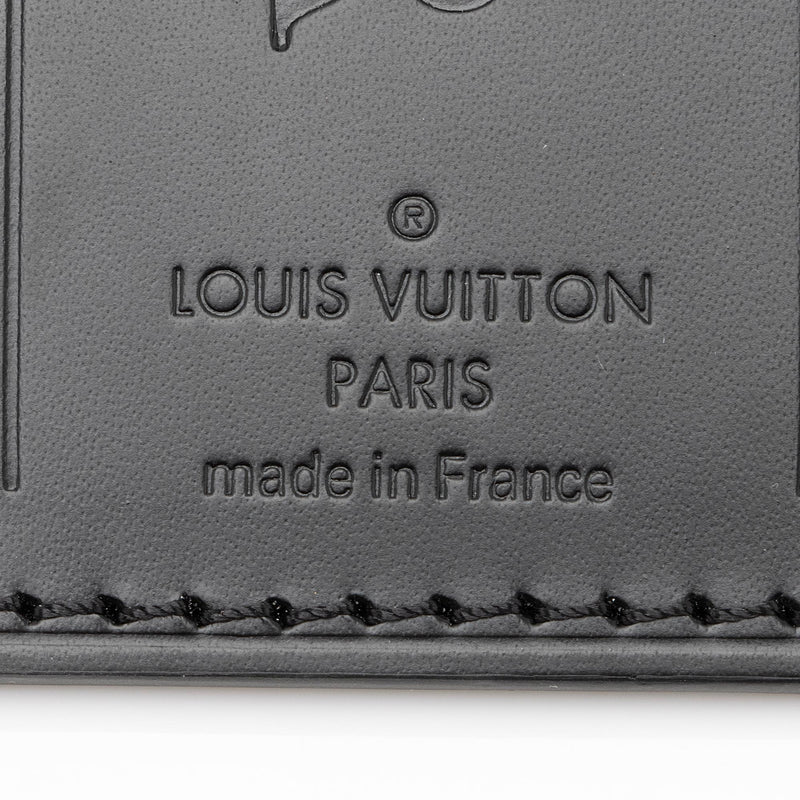 Louis Vuitton Leather Luggage Tag (SHF-vGlw4Q)