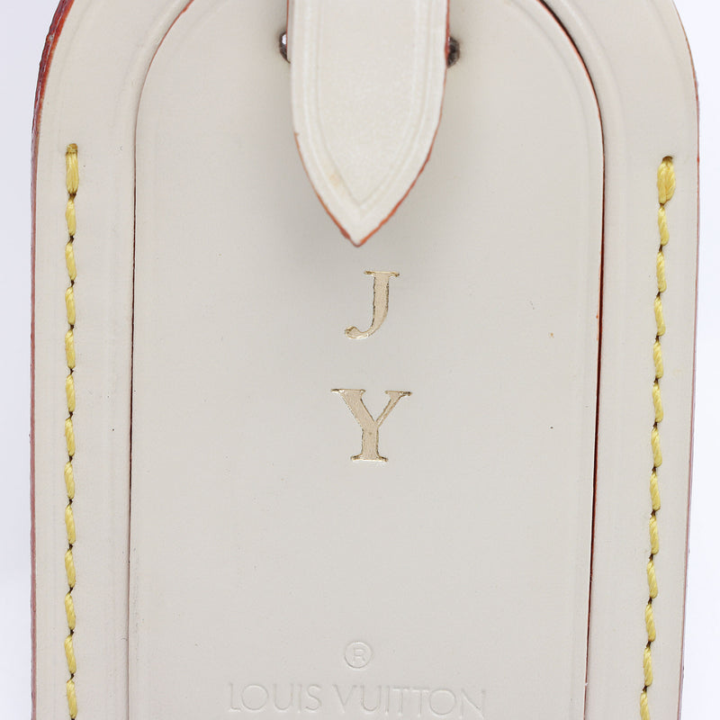 Louis Vuitton Leather Luggage Tag (SHF-QGyaOY) – LuxeDH