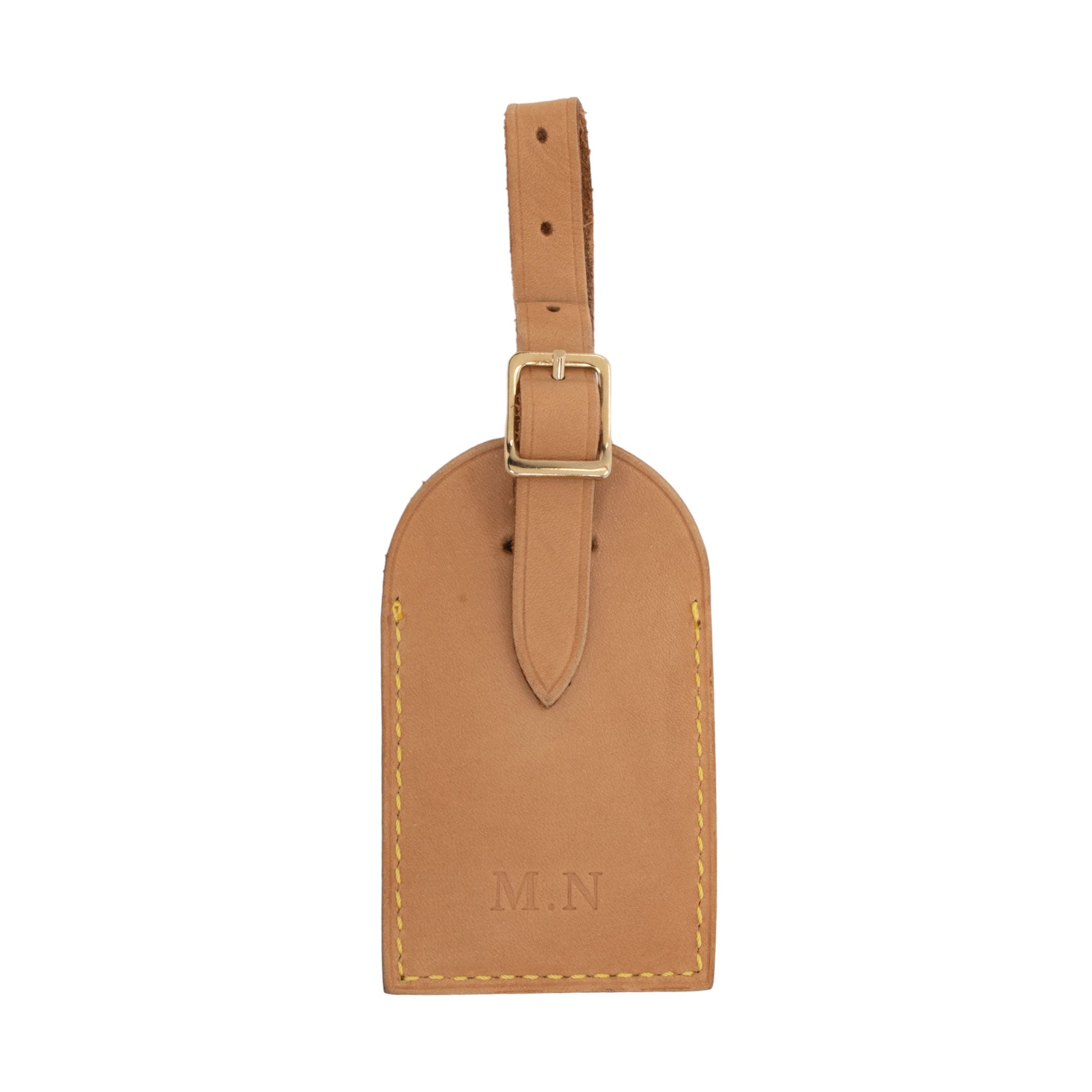Louis Vuitton Leather Luggage Tag (SHF-HVb5wA)