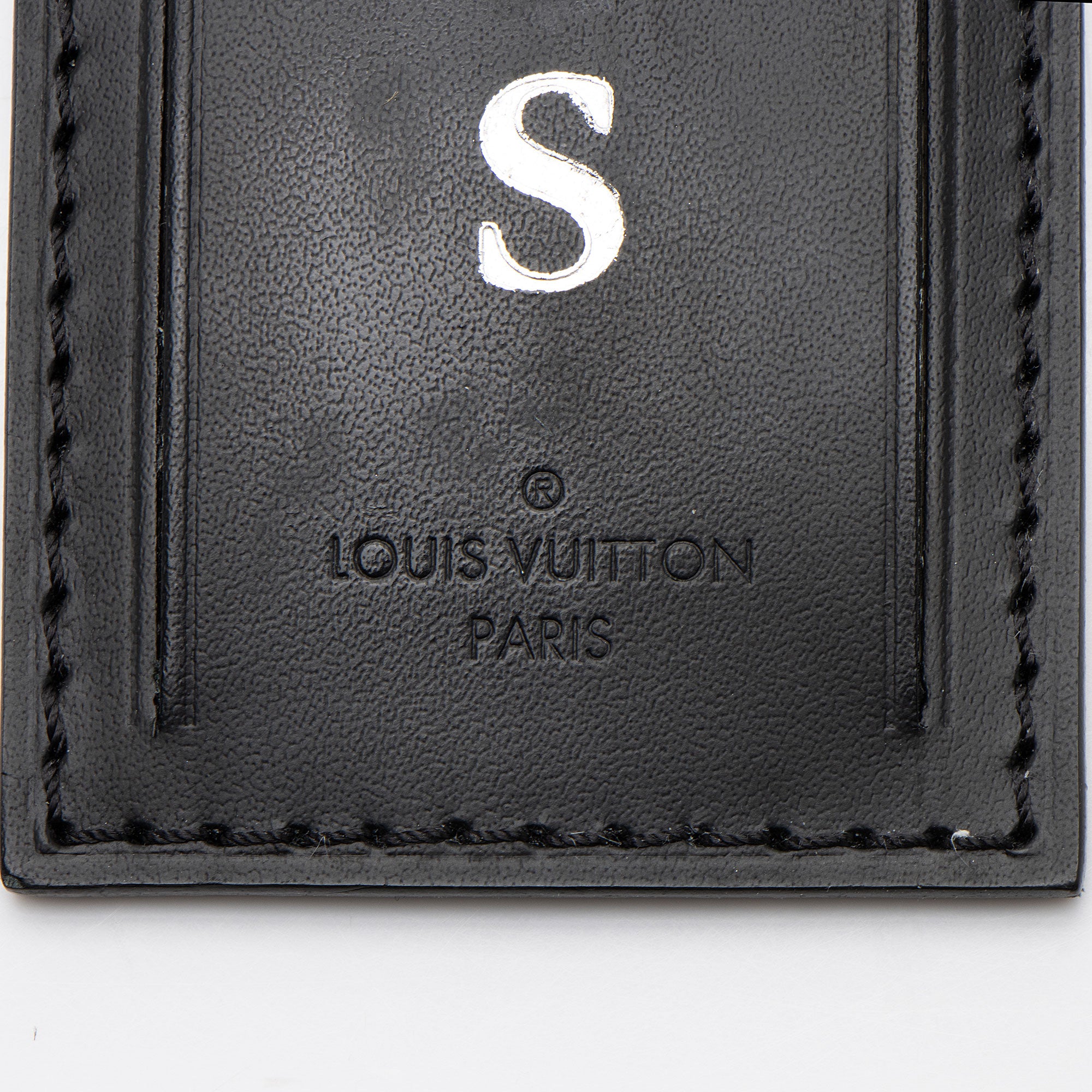 Louis Vuitton Leather Luggage Tag