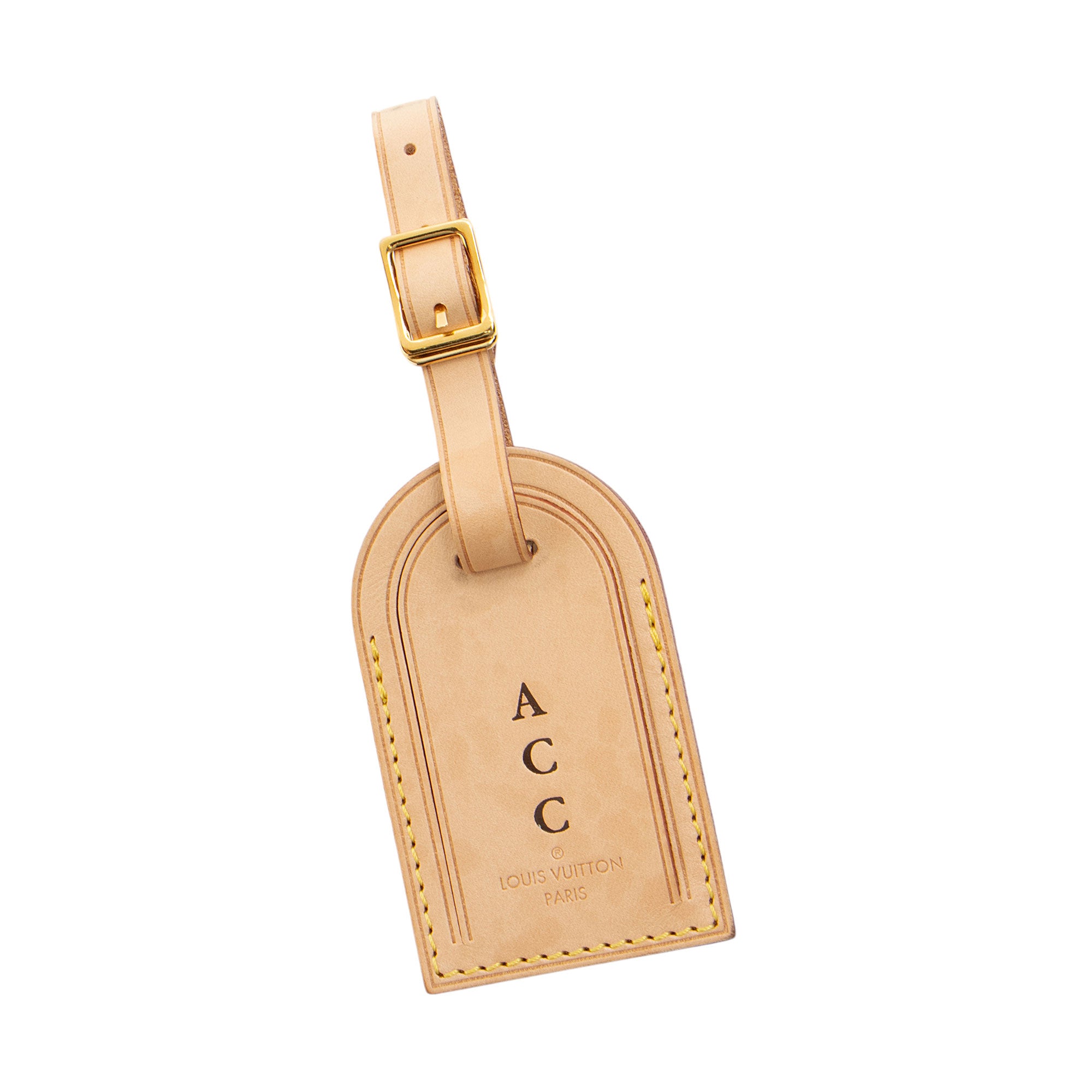 Louis Vuitton Leather Luggage Tag