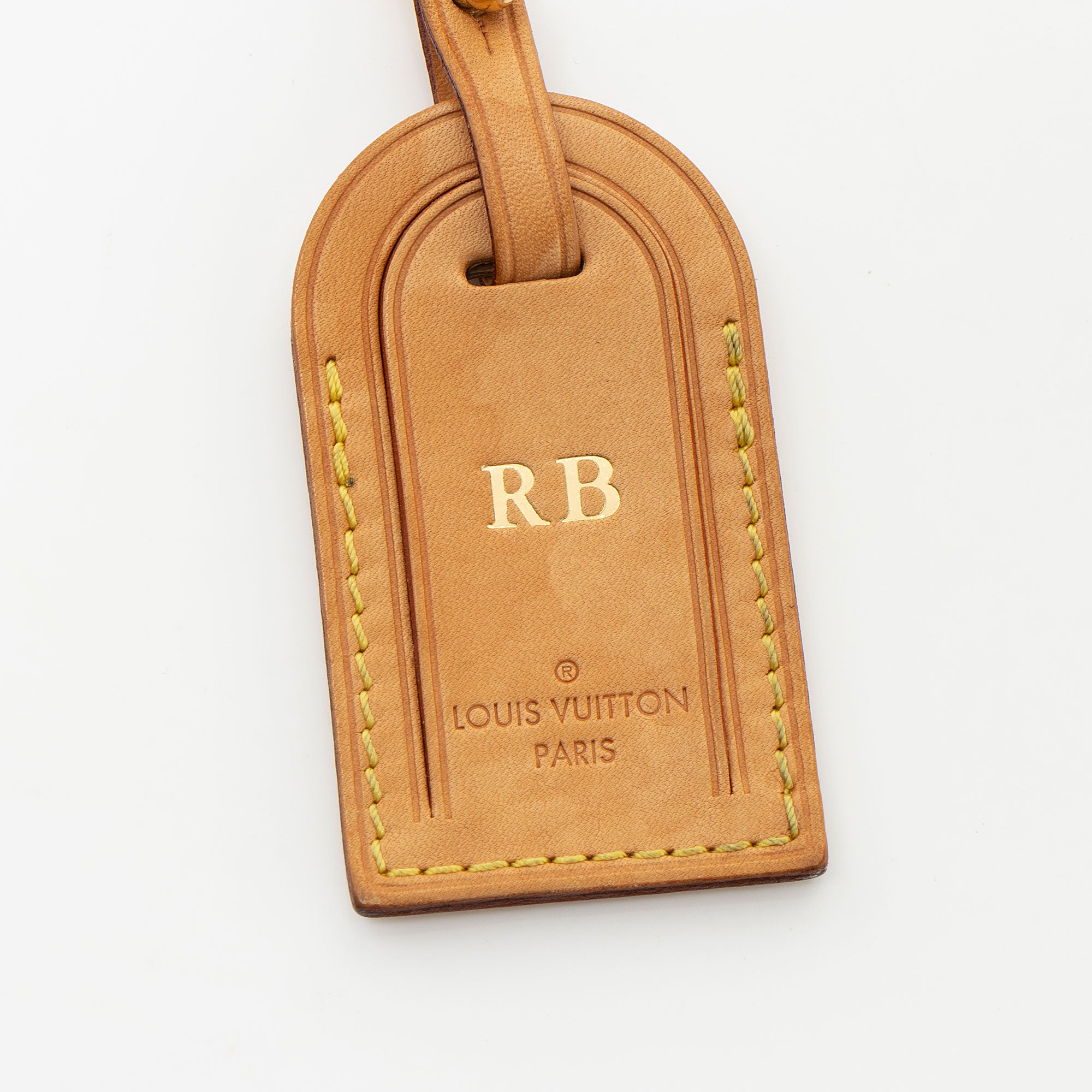 Louis Vuitton Leather Luggage Tag