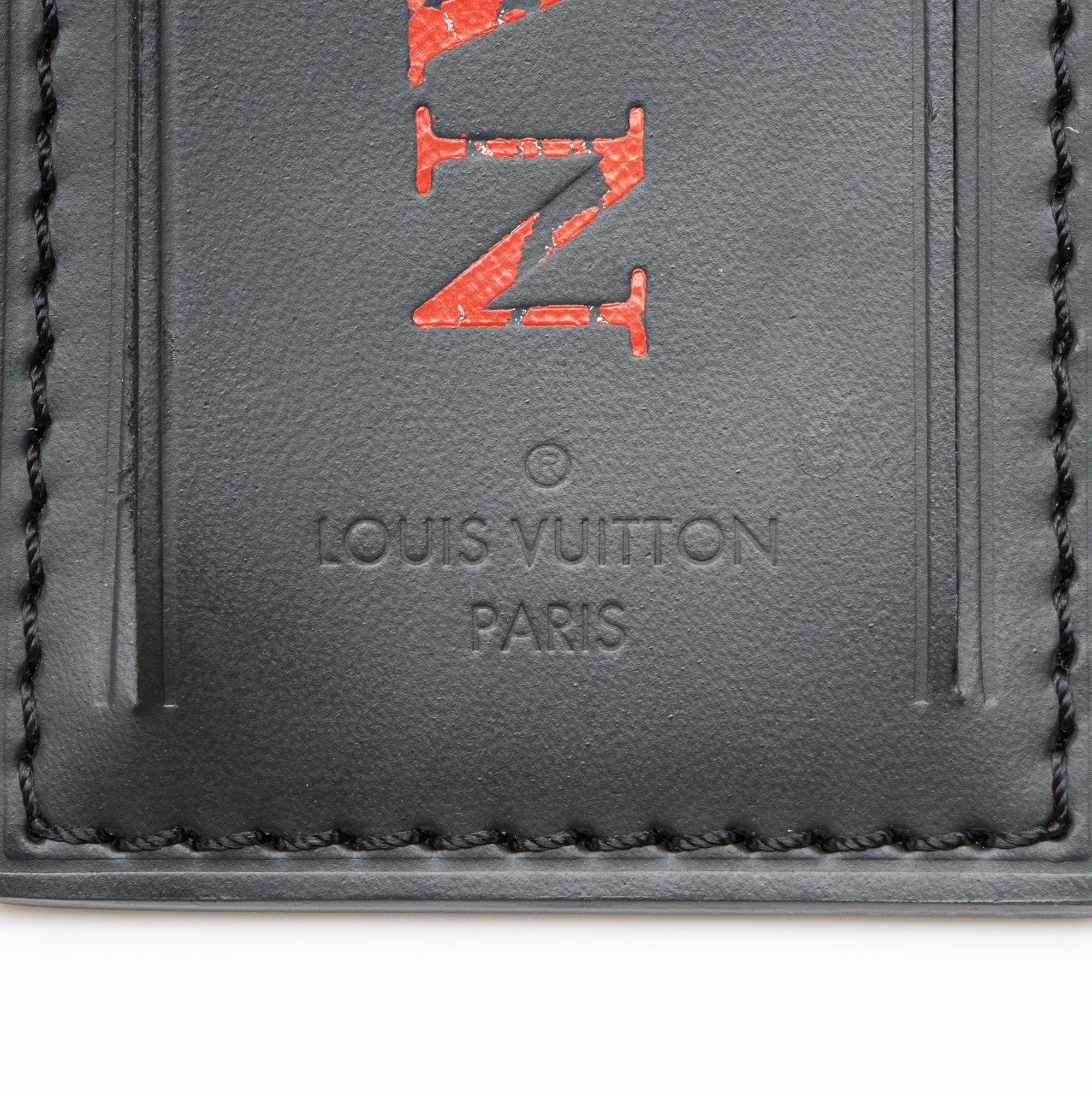 Louis Vuitton Leather Luggage Tag