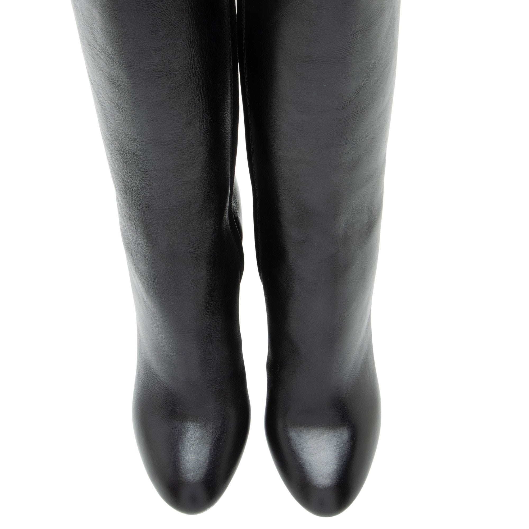 Louis Vuitton Leather Silhouette High Boots - Size 7 / 37