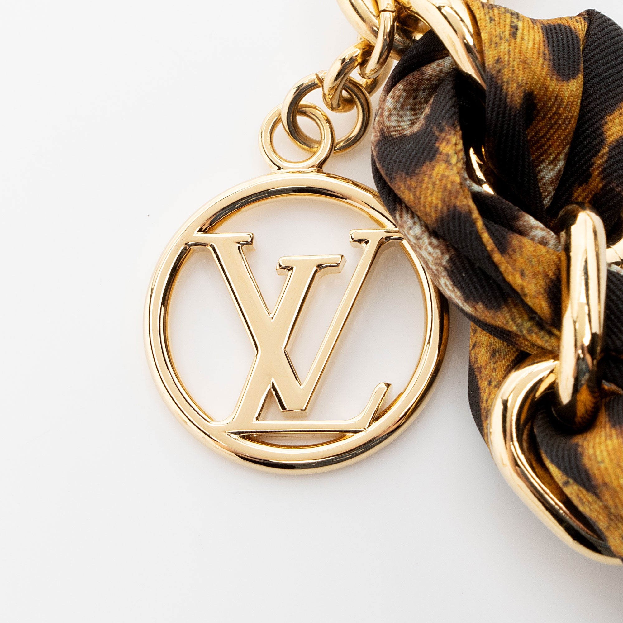 Louis Vuitton Leopard Silhouette Chain Bag Charm