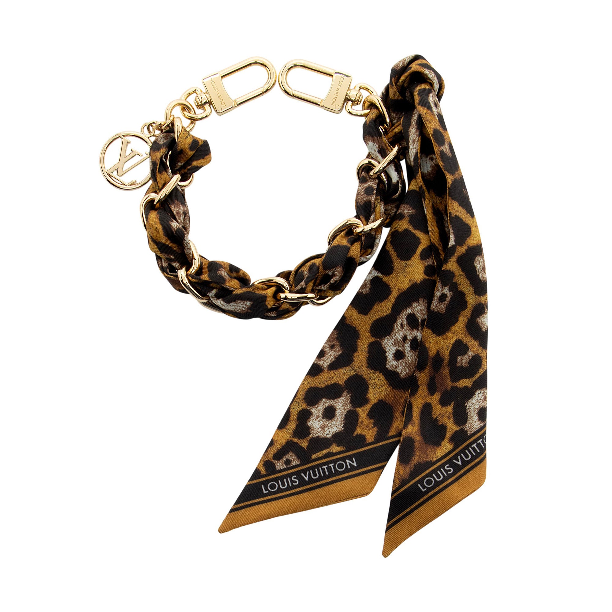 Louis Vuitton Leopard Silhouette Chain Bag Charm