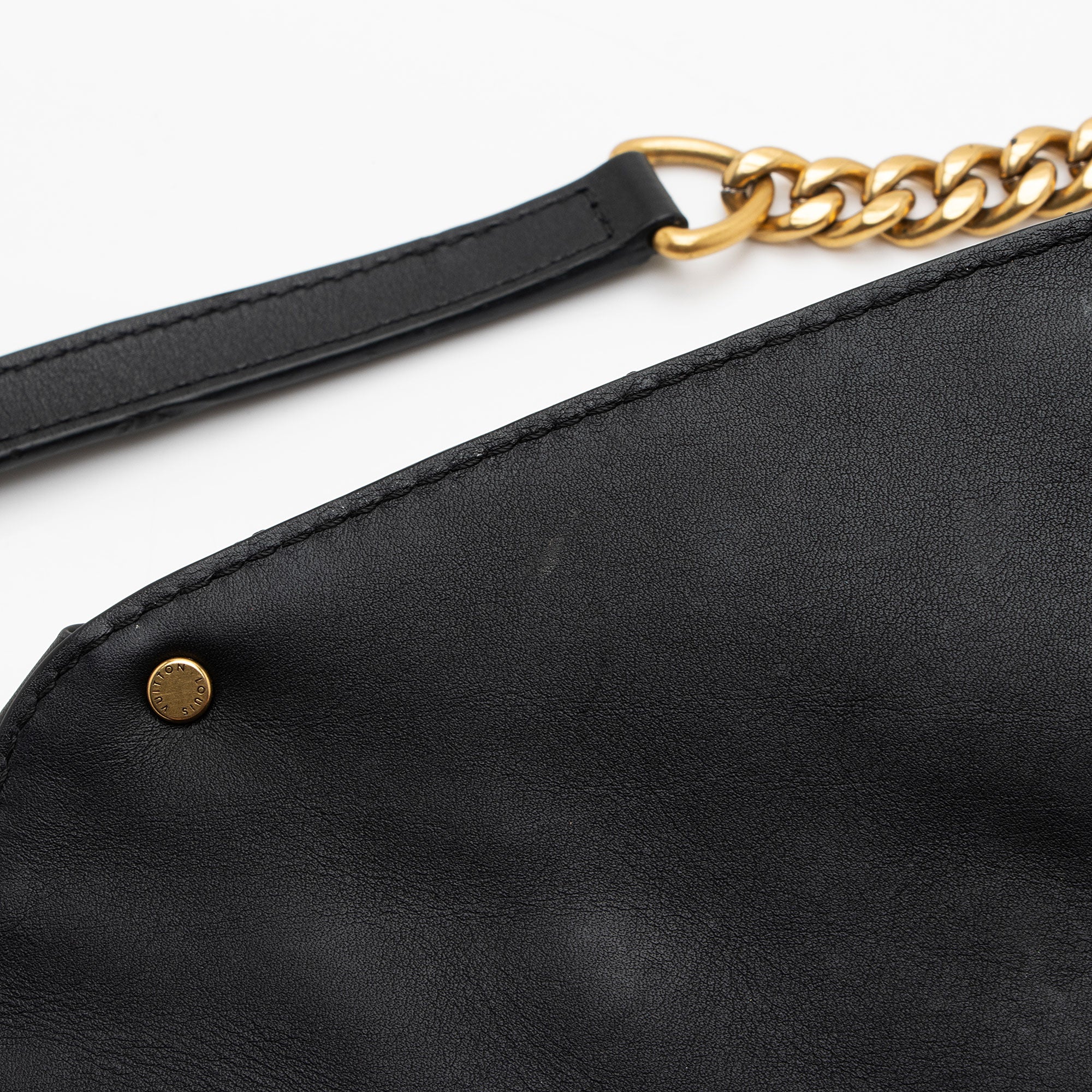 Louis Vuitton Limited Edition Calfskin Patches New Wave Chain MM Shoulder Bag (SHF-rK1e8I)