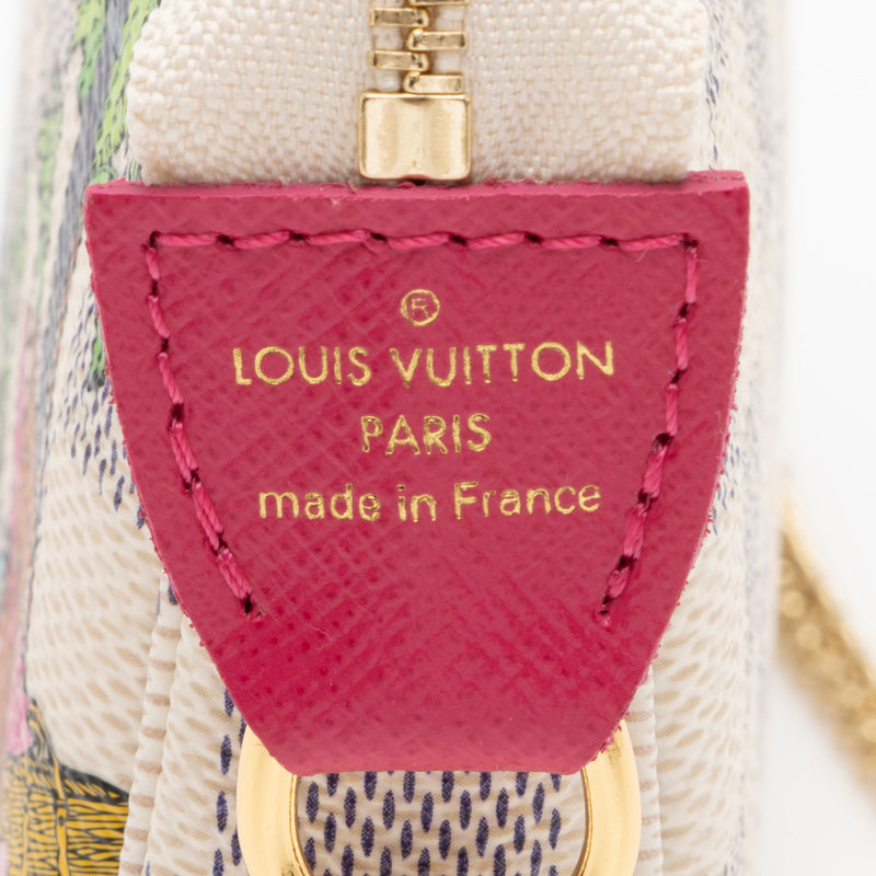 NEW Louis Vuitton Mini Pochette Accessoires Damier Azur Hollywood