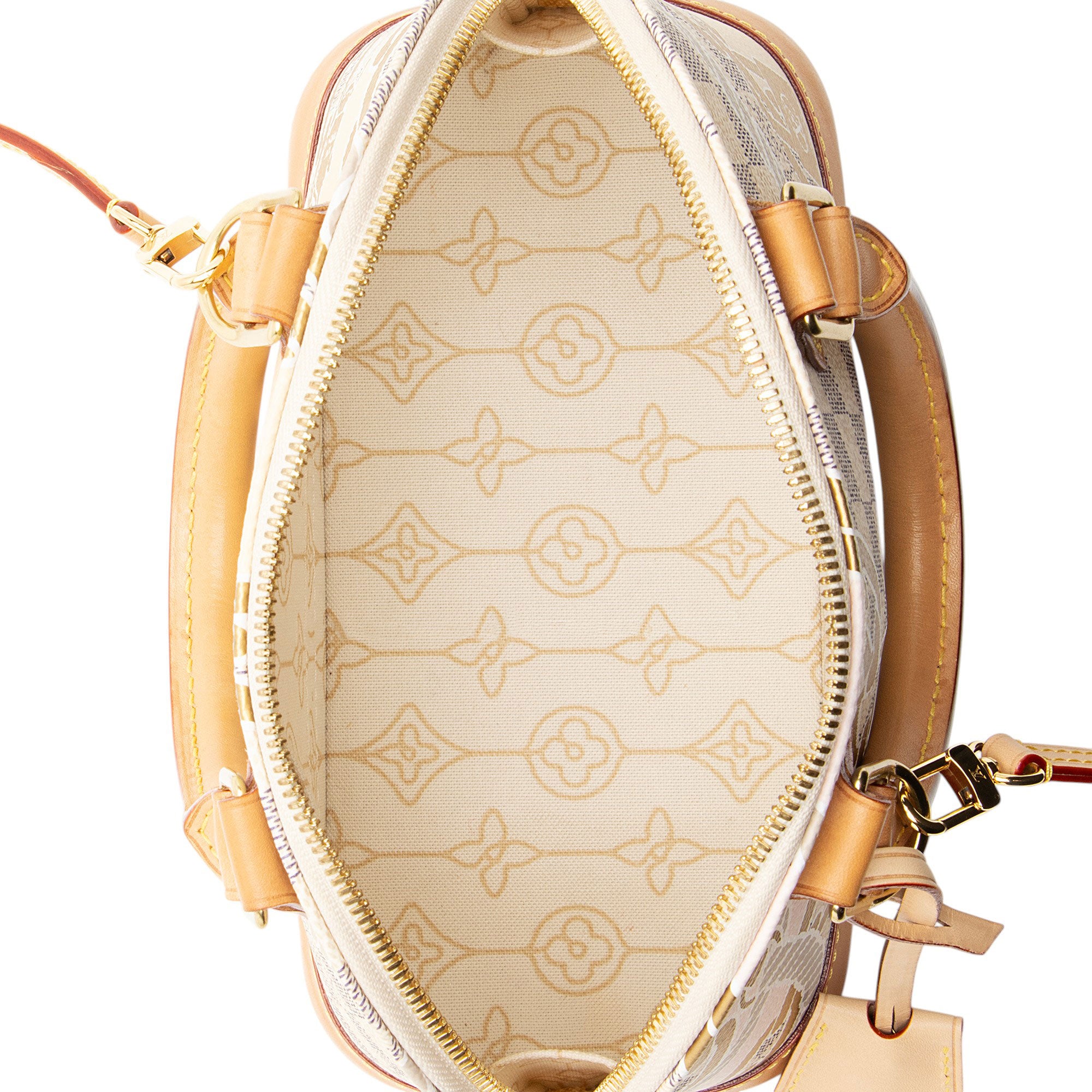 Louis Vuitton Limited Edition Damier Azur Nautical Alma BB Satchel