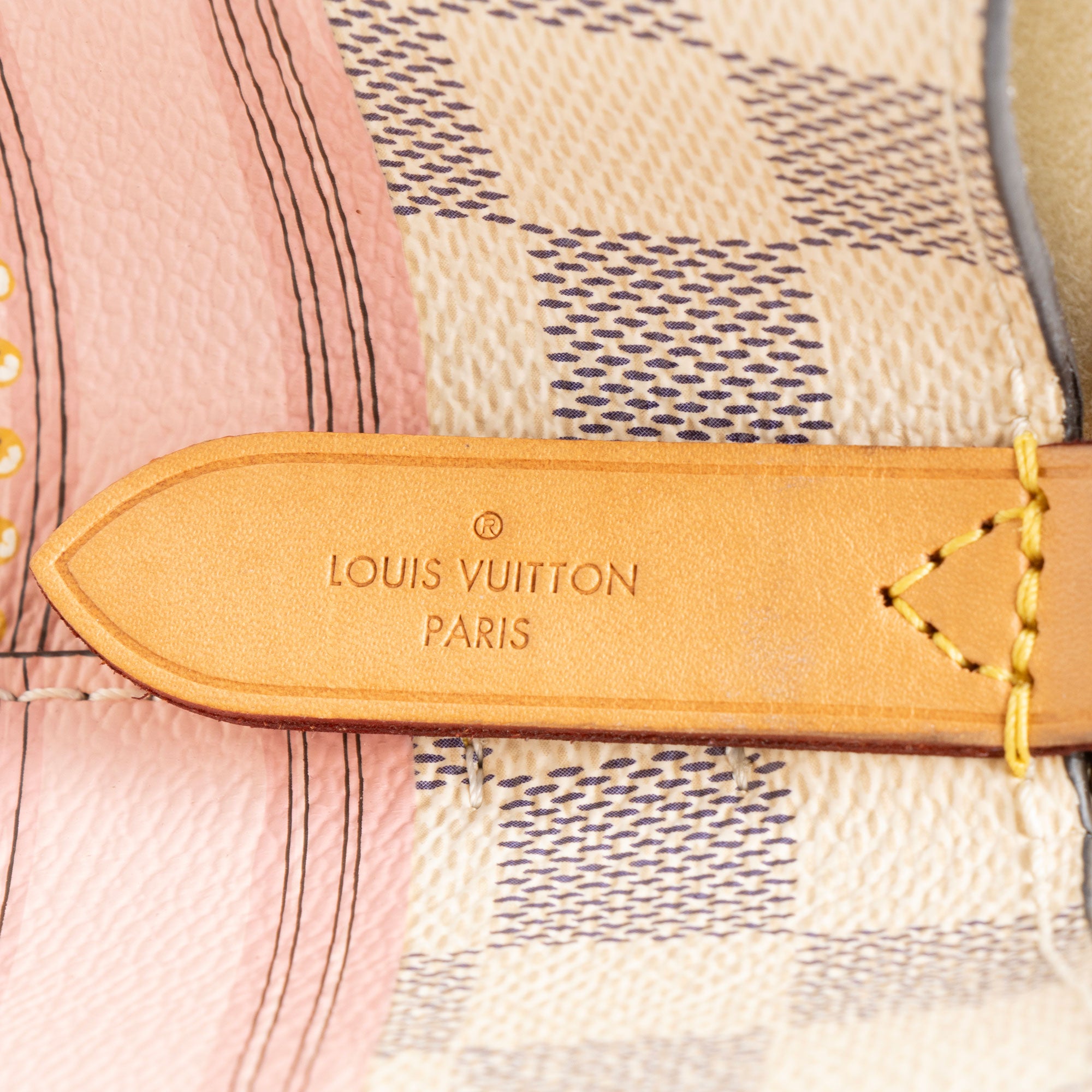 Louis Vuitton Limited Edition Damier Azur Summer Trunk Neonoe MM Shoulder Bag