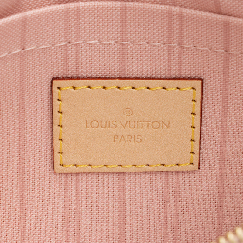 Louis Vuitton Limited Edition Damier Azur Tahitienne Neverfull MM Pochette  (SHF-qUgHbq)