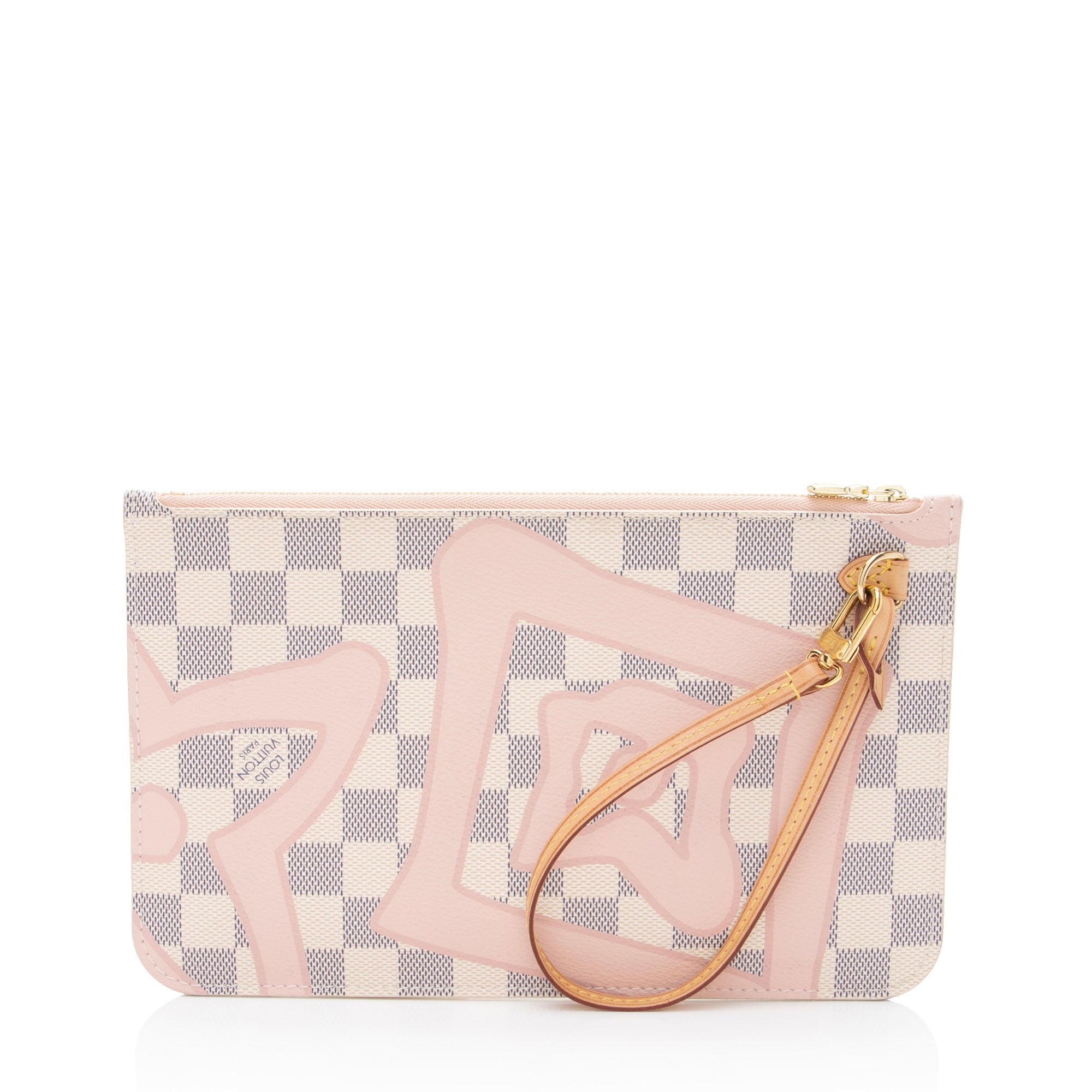 Louis Vuitton Limited Edition Damier Azur Tahitienne Neverfull MM Pochette