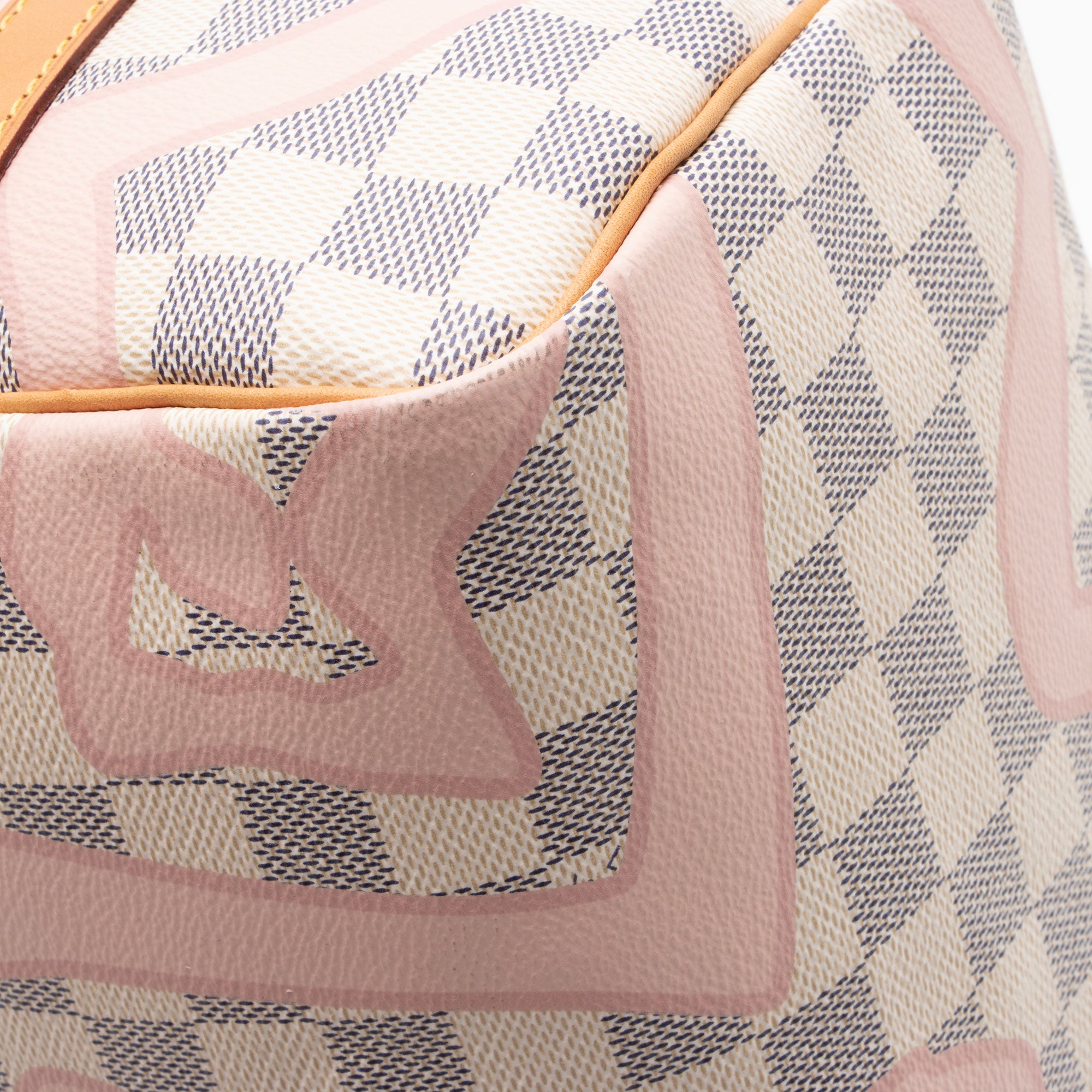 Louis Vuitton Limited Edition Damier Azur Tahitienne Speedy Bandouliere 30 Satchel