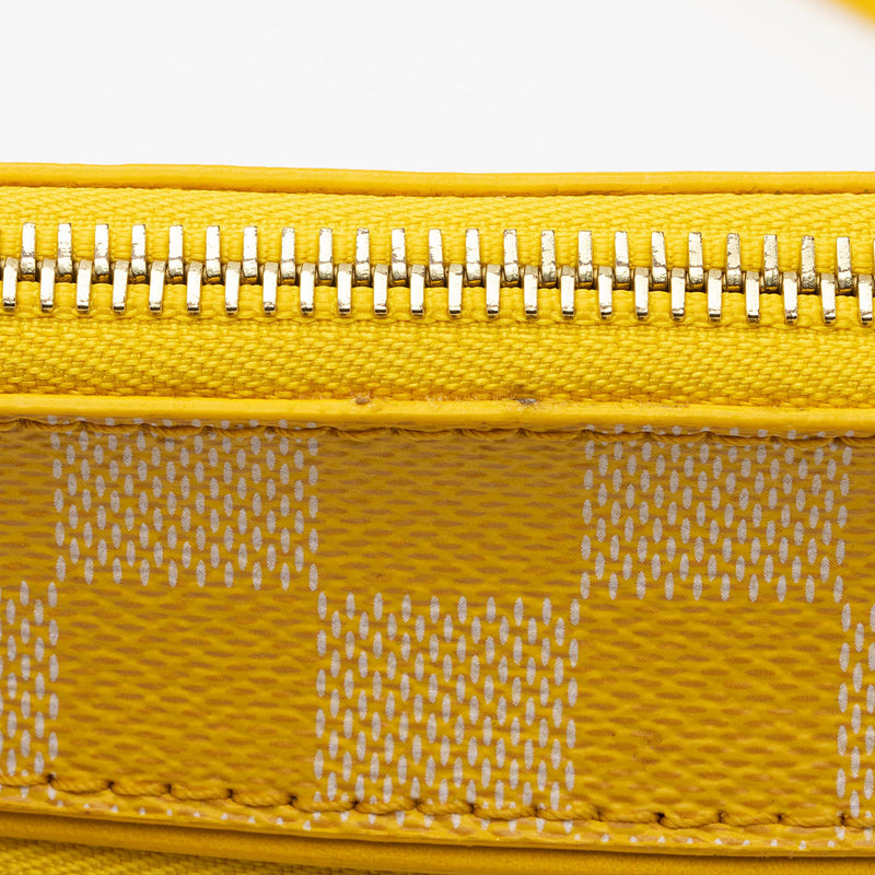 Louis Vuitton Limited Cyan Damier Couleur Modul Cosmetic Bag