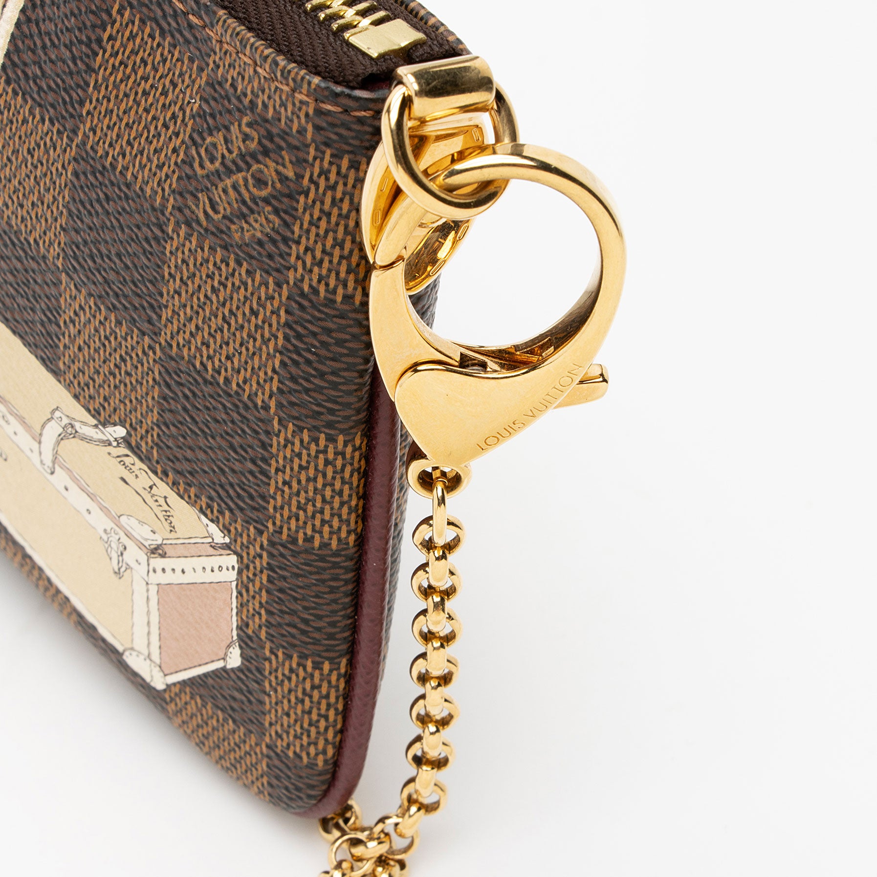 Louis Vuitton Limited Edition Damier Ebene Trunks & Bags Milla MM Pochette