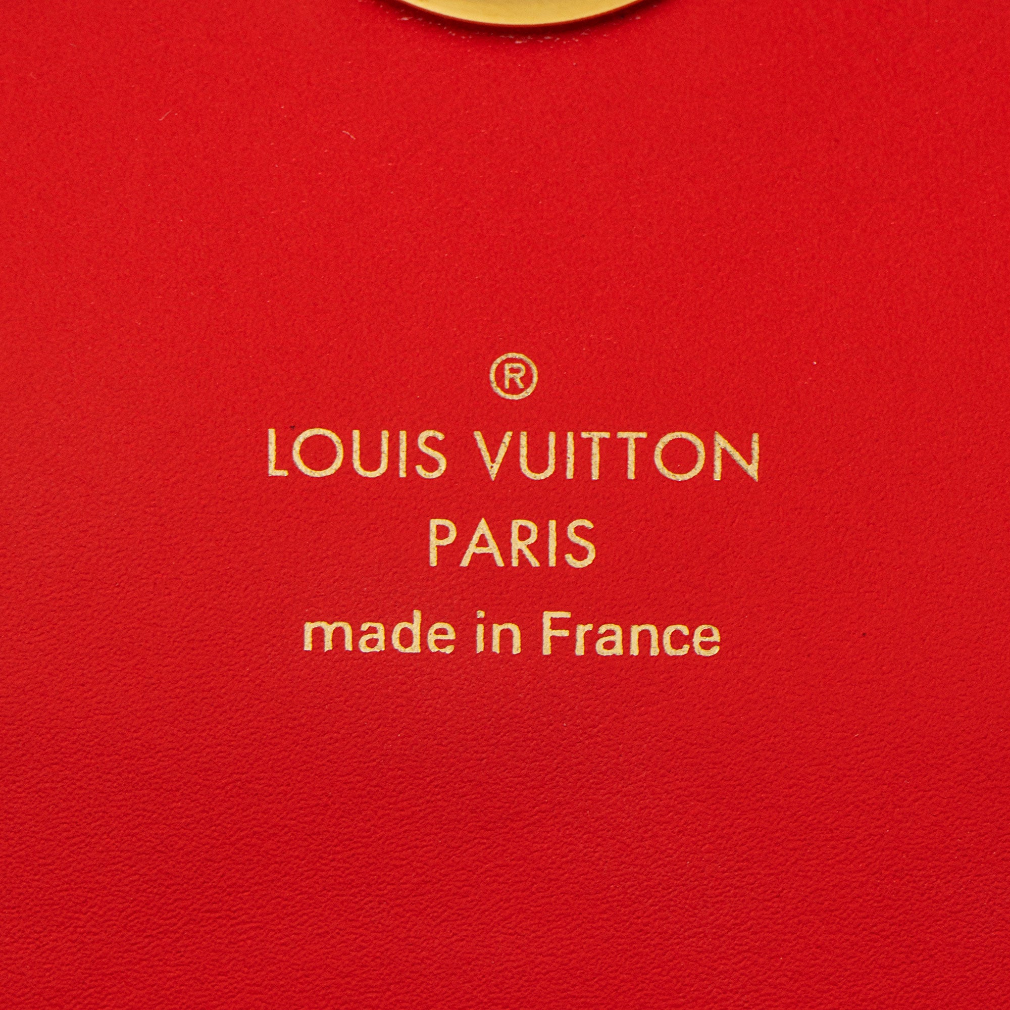 Louis Vuitton Limited Edition Denim Patchwork Flore Chain Wallet