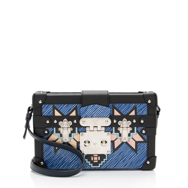 Louis Vuitton Limited Edition Epi Leather Azteque Petite Malle Bag (SHF-K5ZUGW)