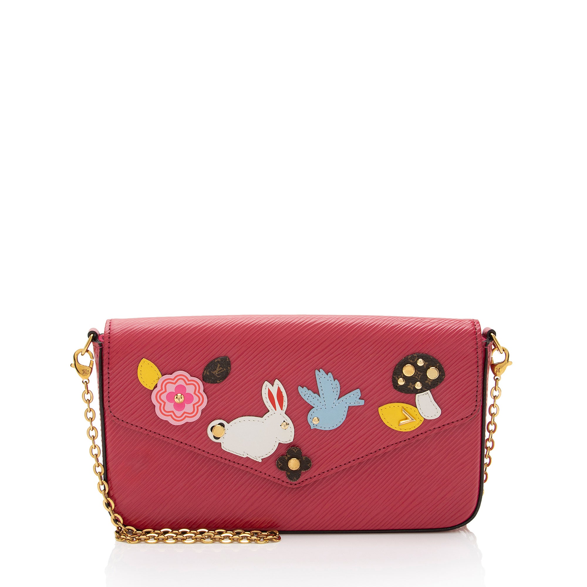 Louis Vuitton Limited Edition Epi Leather Bunny Felicie Pochette (SHF-GQ6hT3)