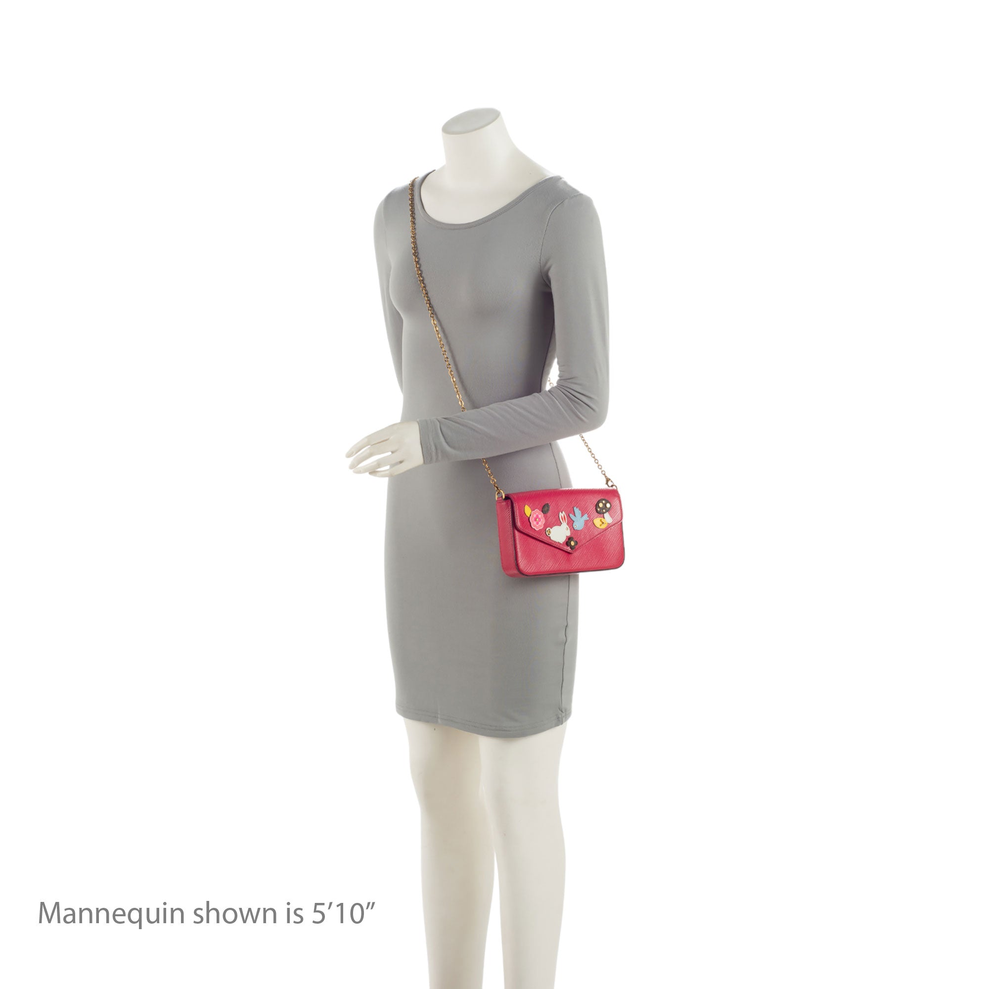 Louis Vuitton Limited Edition Epi Leather Bunny Felicie Pochette (SHF-GQ6hT3)