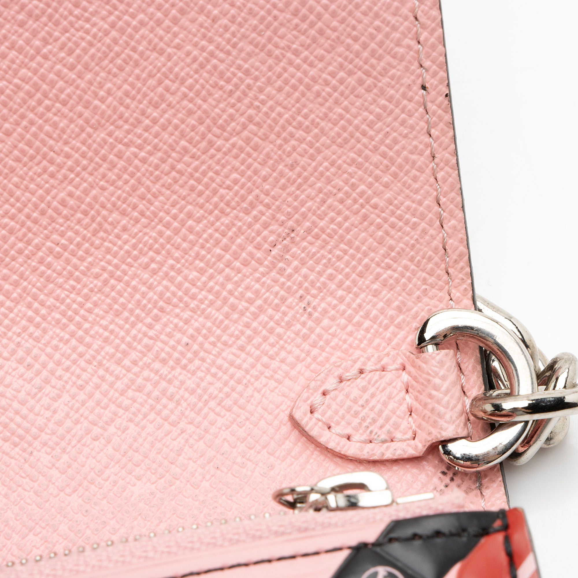 Louis Vuitton Limited Edition Epi Leather Chain Flower Twist Chain Wallet