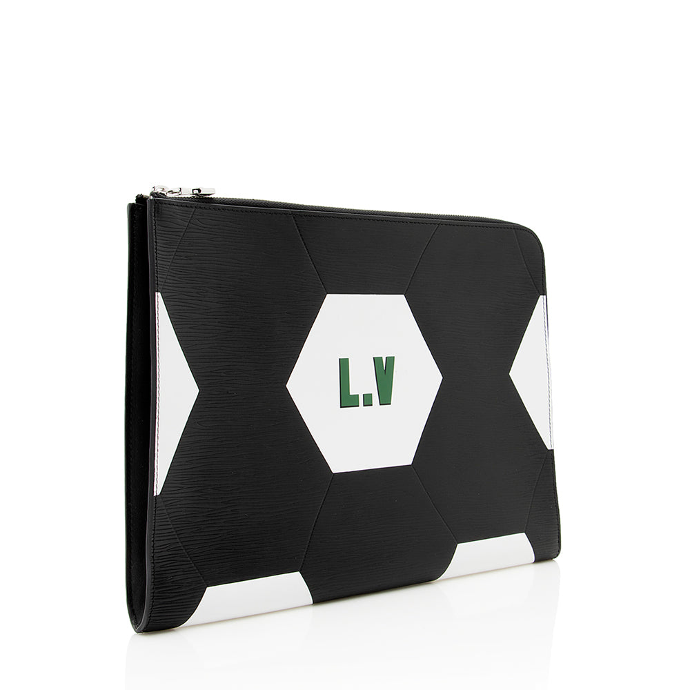 Louis Vuitton Limited Edition Epi Leather FIFA World Cup Pochette - FINAL SALE (SHF-18973)
