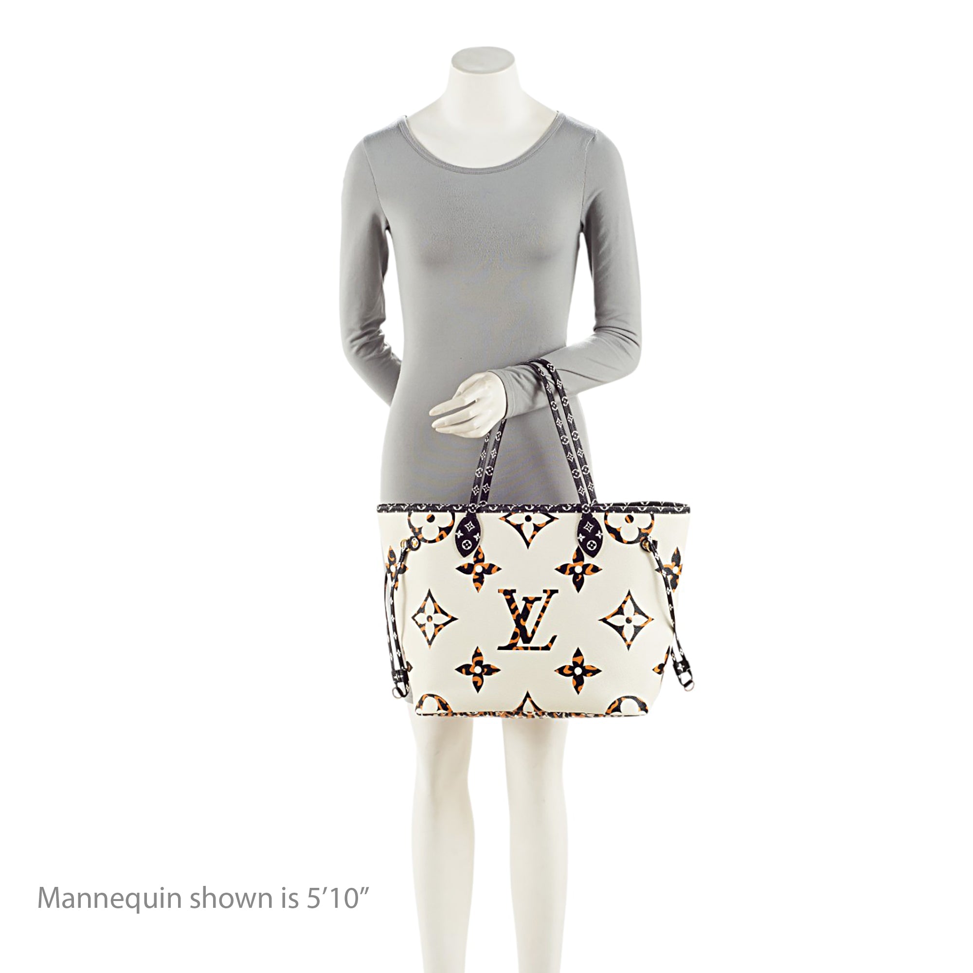 Louis Vuitton Limited Edition Giant Monogram Canvas Jungle Neverfull MM Tote