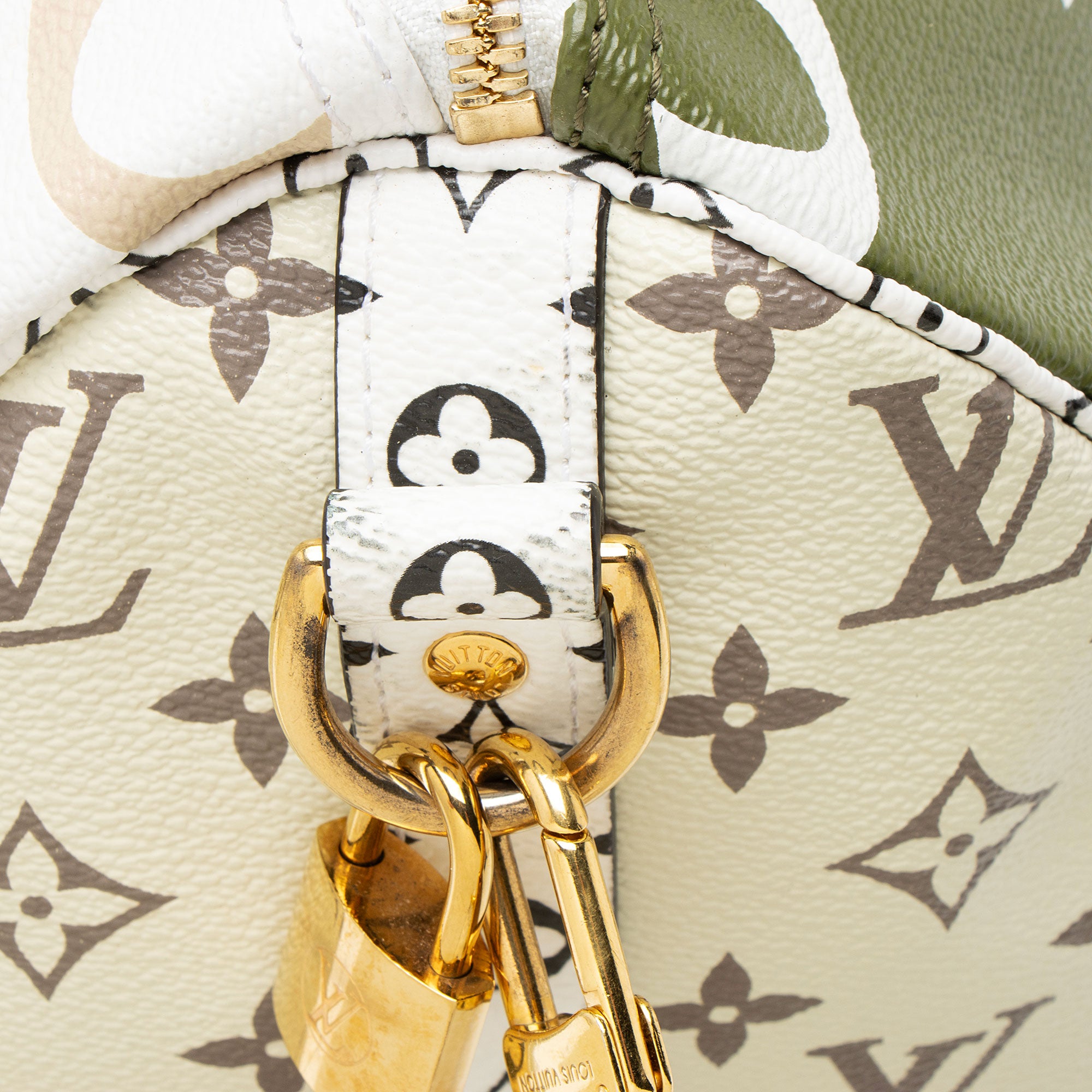 Louis Vuitton Limited Edition Giant Monogram Canvas Speedy Bandouliere 30 Satchel