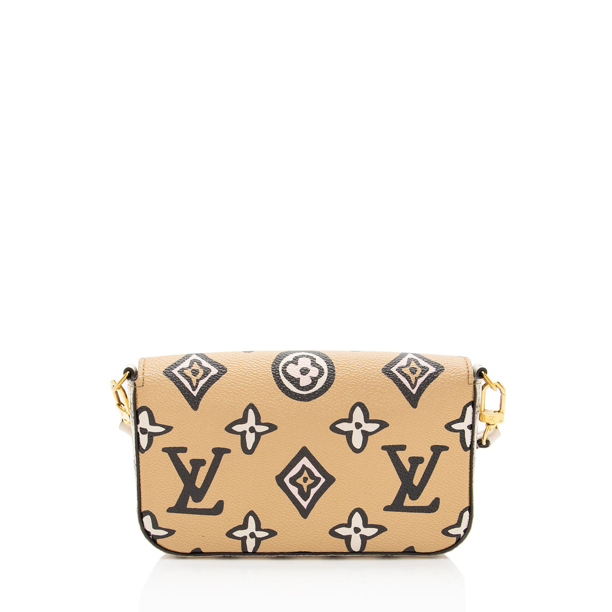 Louis Vuitton Limited Edition Giant Monogram Canvas Wild At Heart Felicie Strap