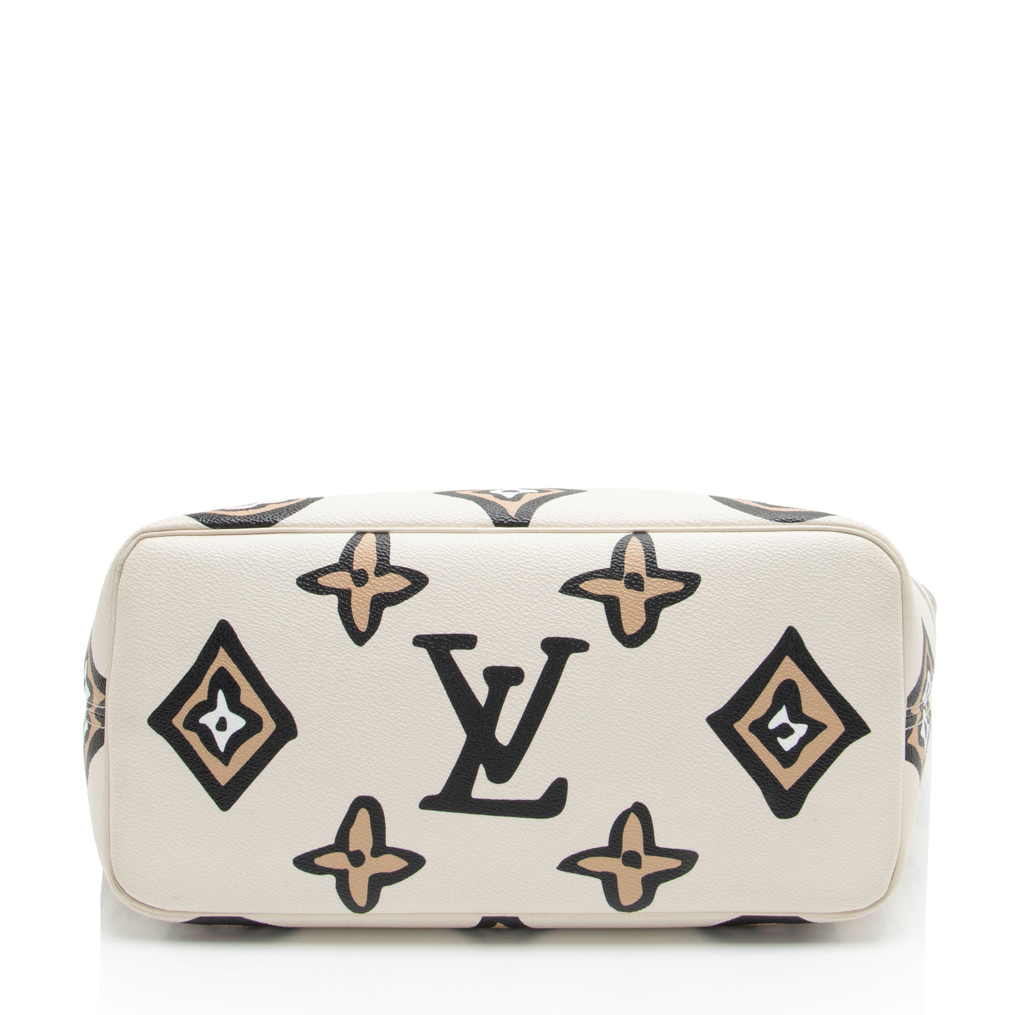 Louis Vuitton Limited Edition Giant Monogram Canvas Wild At Heart Neverfull MM Tote