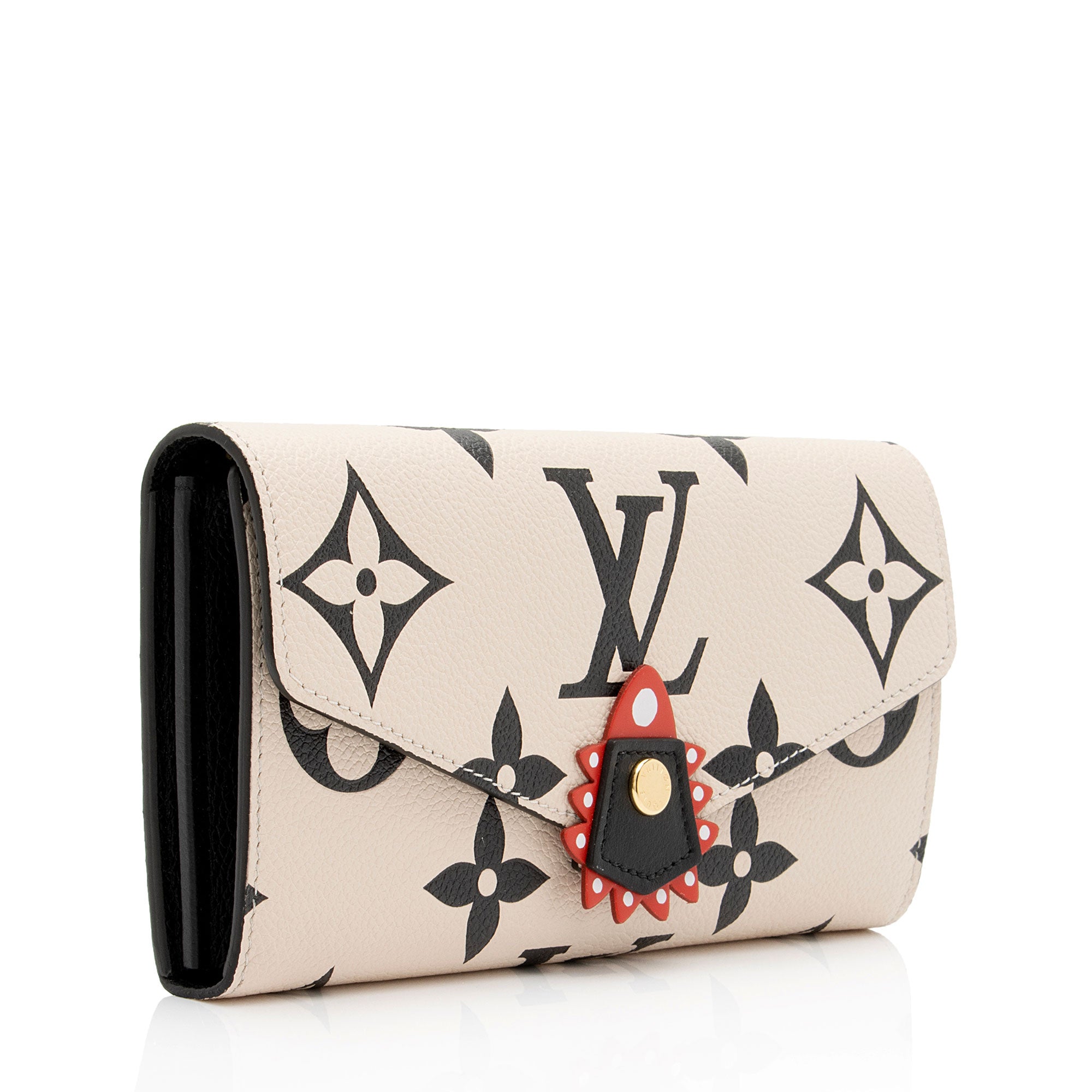 Louis Vuitton Limited Edition Giant Monogram Empreinte Crafty Sarah Wallet (SHF-wNAjem)