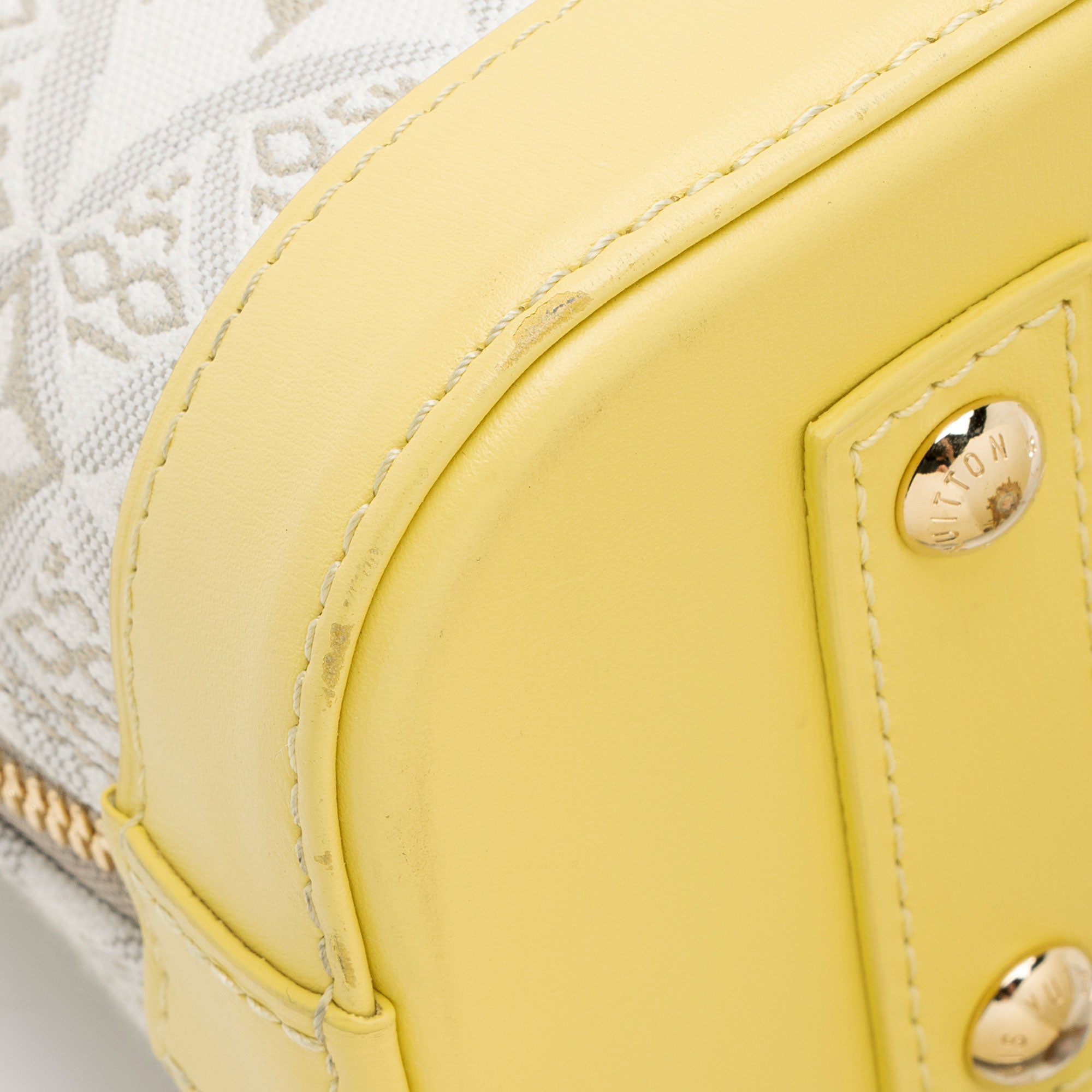 Louis Vuitton Limited Edition Jacquard Since 1854 Alma BB Satchel (SHF