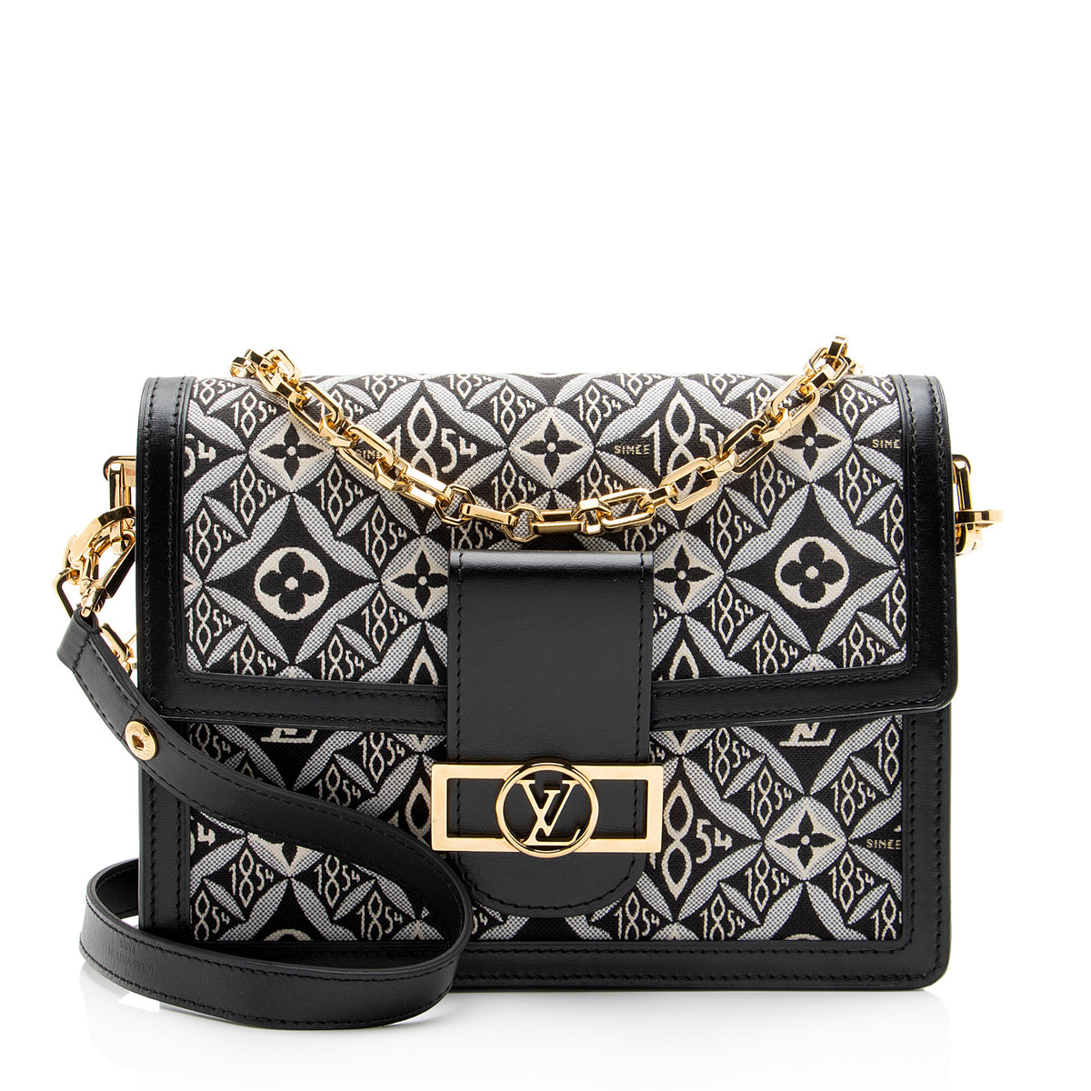 Louis Vuitton Limited Edition Jacquard Since 1854 Dauphine MM Shoulder Bag