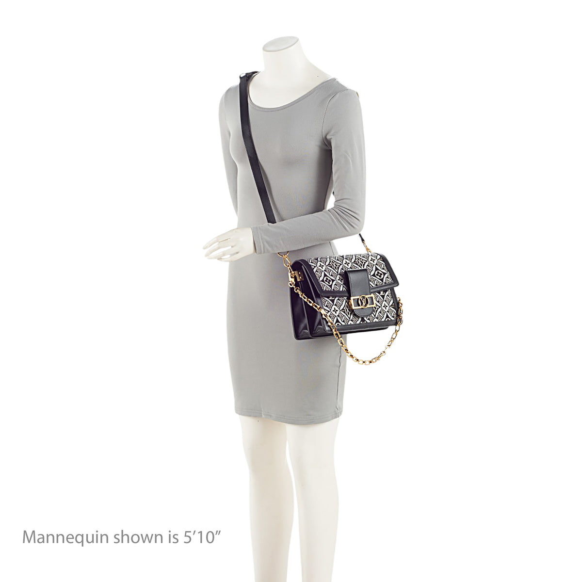 Louis Vuitton Limited Edition Jacquard Since 1854 Dauphine MM Shoulder Bag