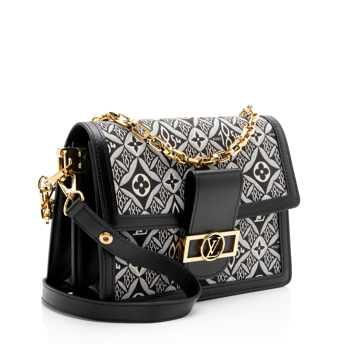 Louis Vuitton Limited Edition Jacquard Since 1854 Dauphine MM Shoulder Bag