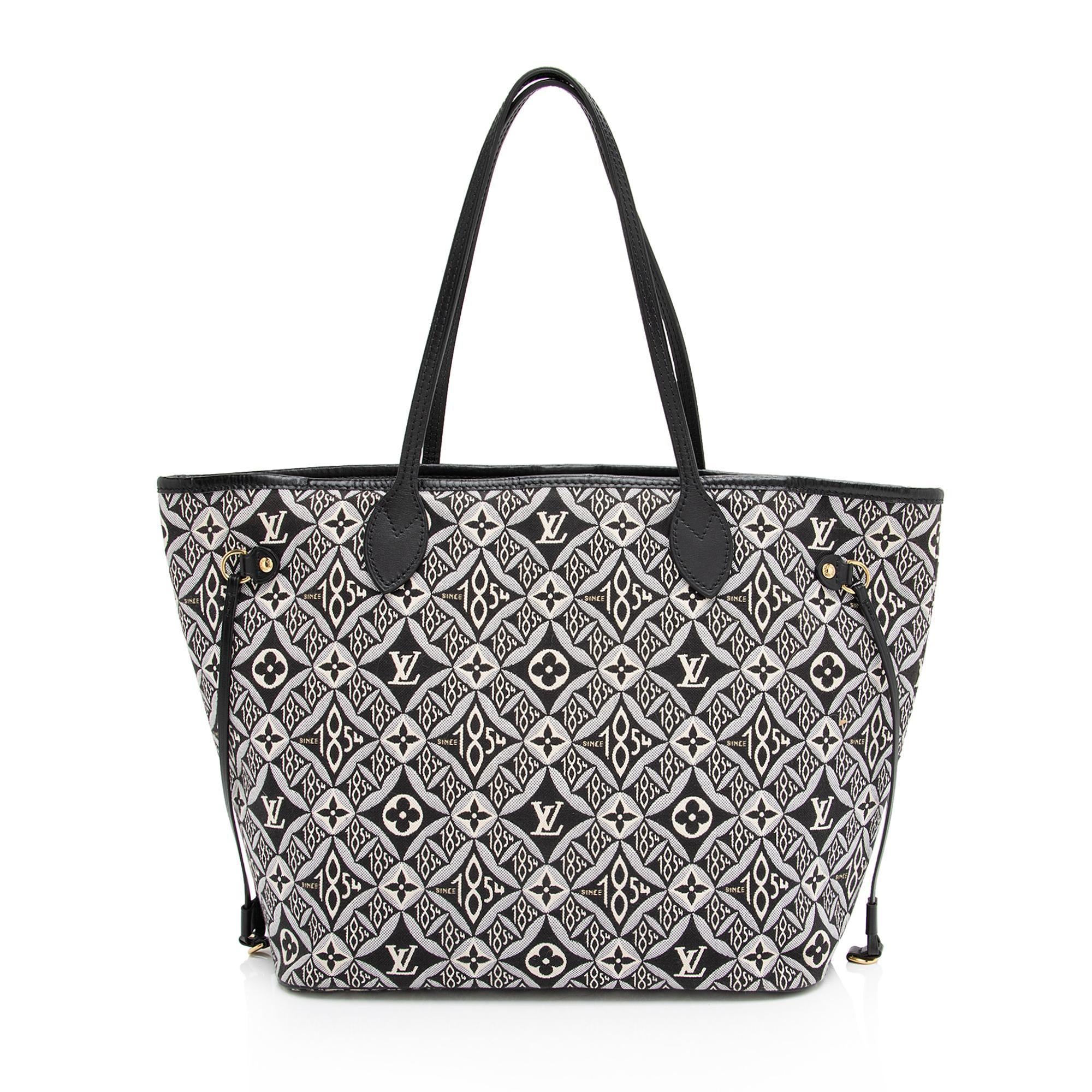 Louis Vuitton Limited Edition Jacquard Since 1854 Neverfull MM Tote (SHF-IyfhpK)