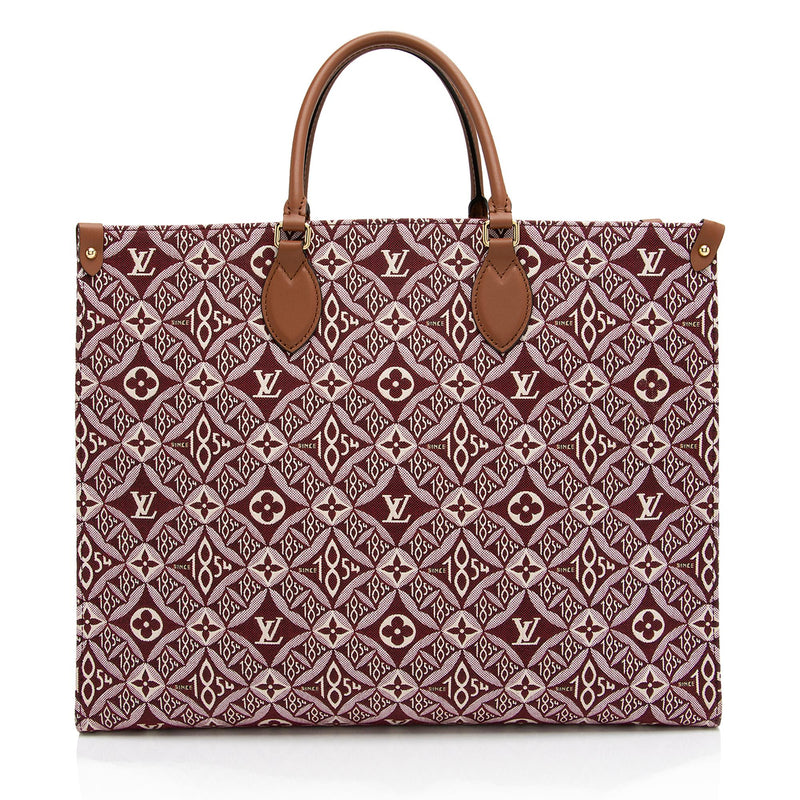 Louis Vuitton Limited Edition Jacquard Since 1854 Onthego GM Tote (SHF –  LuxeDH