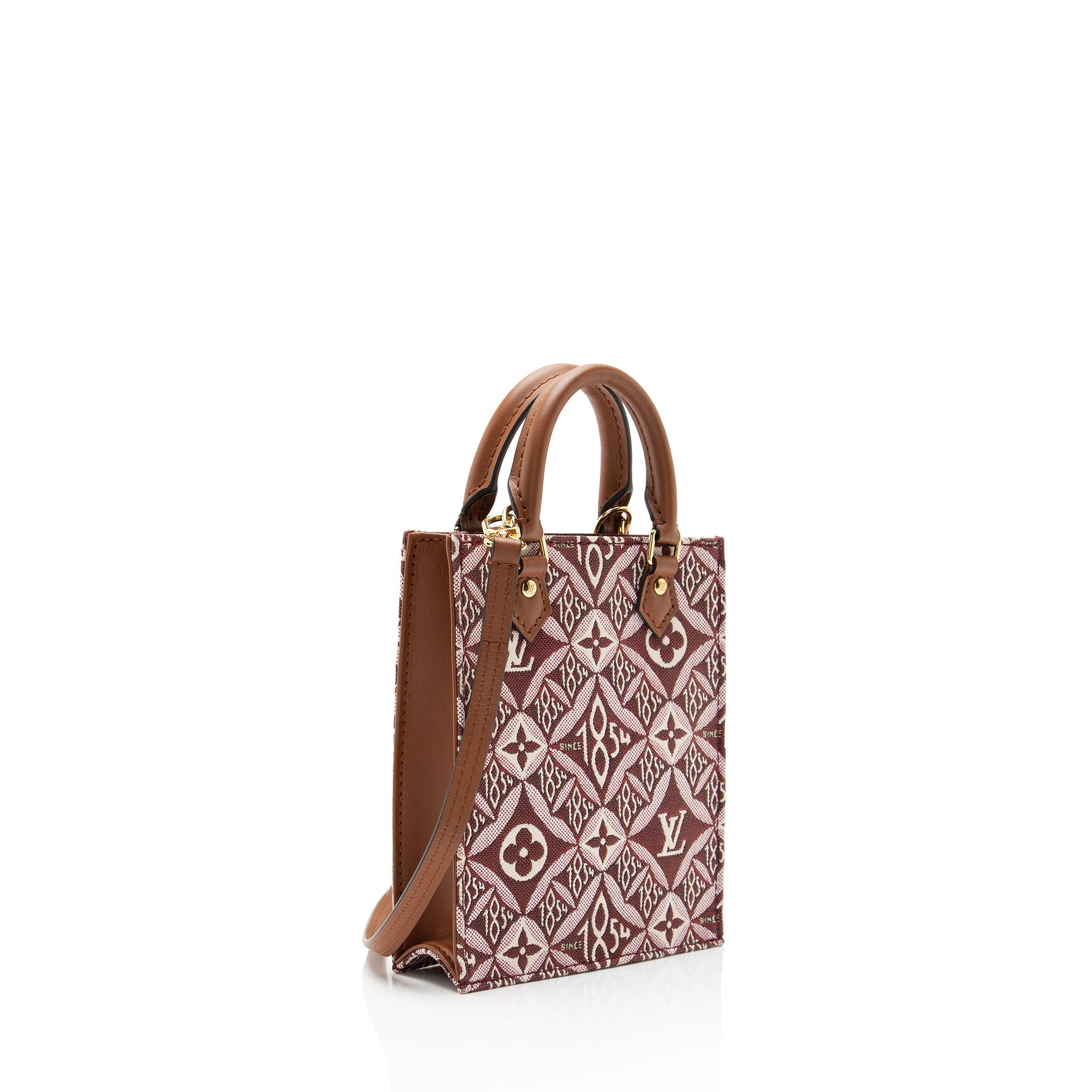 Louis Vuitton Limited Edition Jacquard Since 1854 Petite Sac Plat Tote