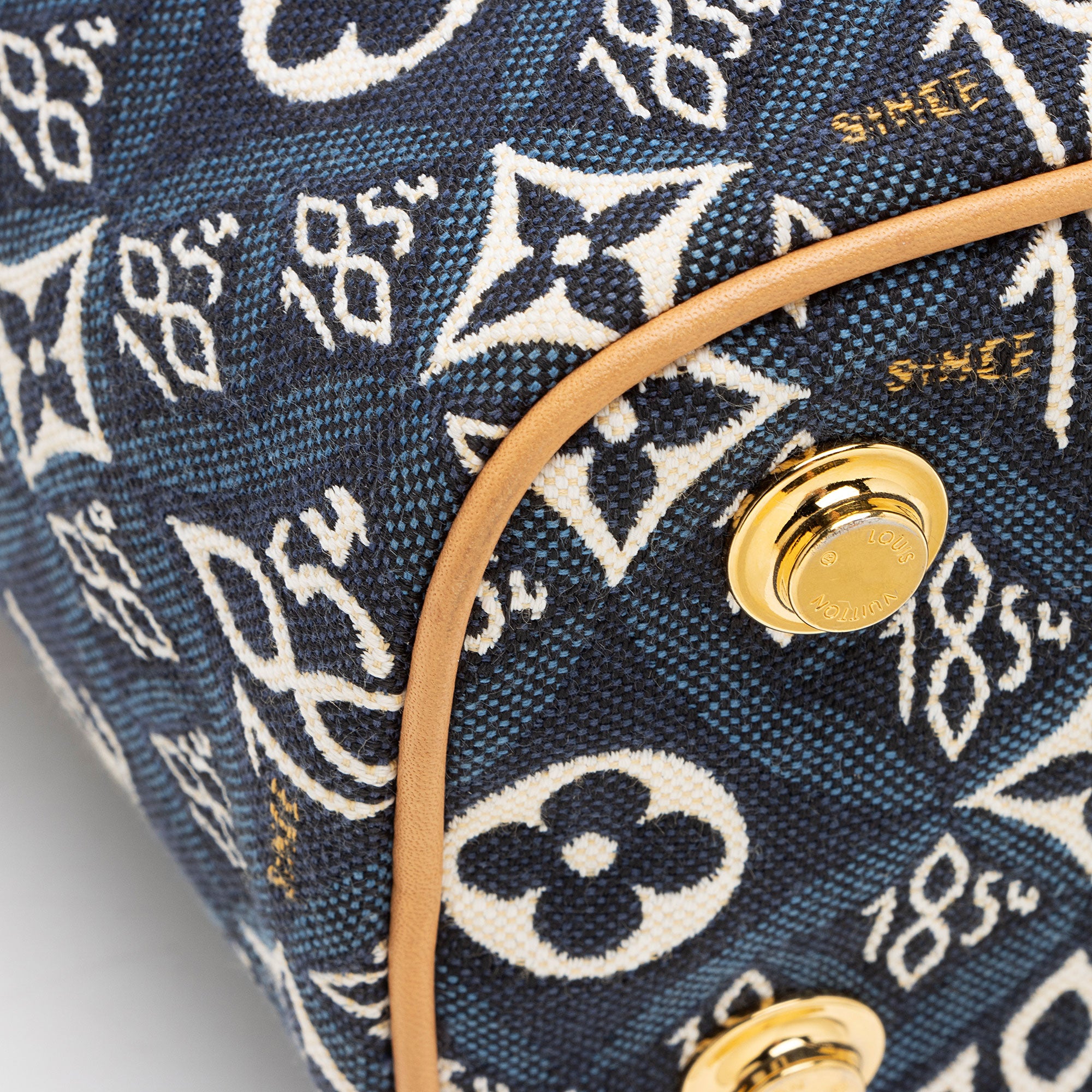Louis Vuitton Limited Edition Jacquard Since 1854 Pochette Vanity PM Shoulder Bag