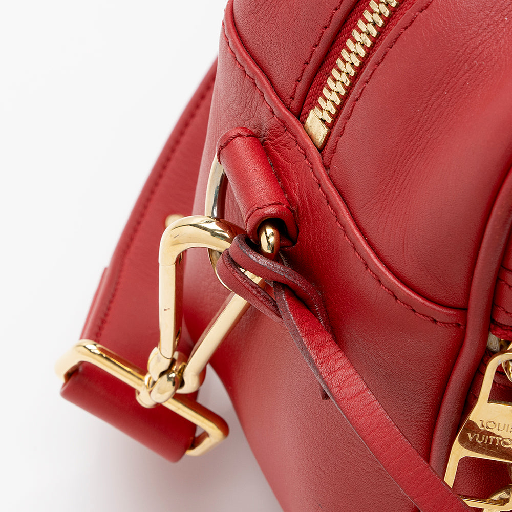 Louis Vuitton Limited Edition Leather Flight Paname Overseas E/W Shoulder Bag (SHF-21900)