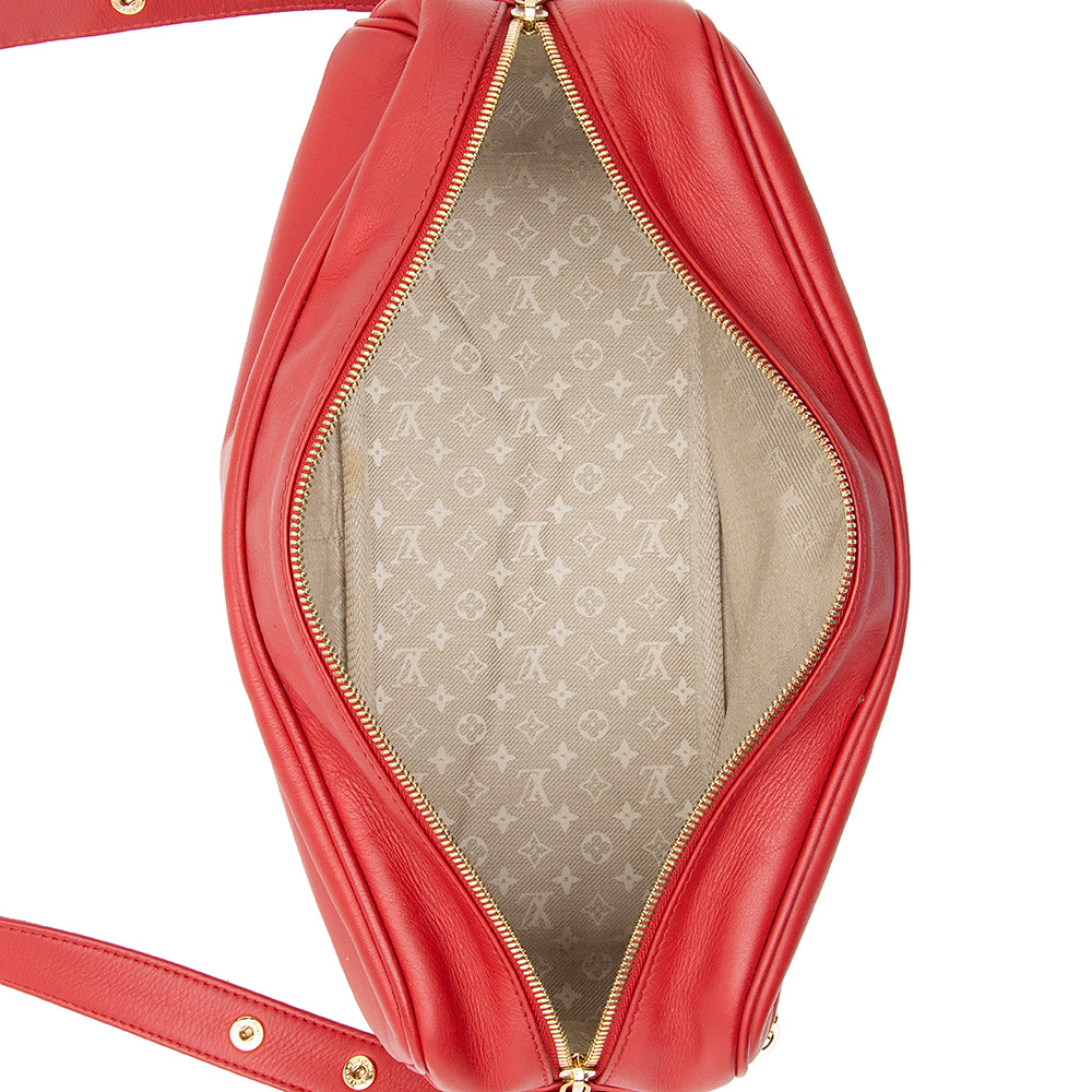 Louis Vuitton Limited Edition Leather Flight Paname Overseas E/W Shoulder Bag (SHF-21900)