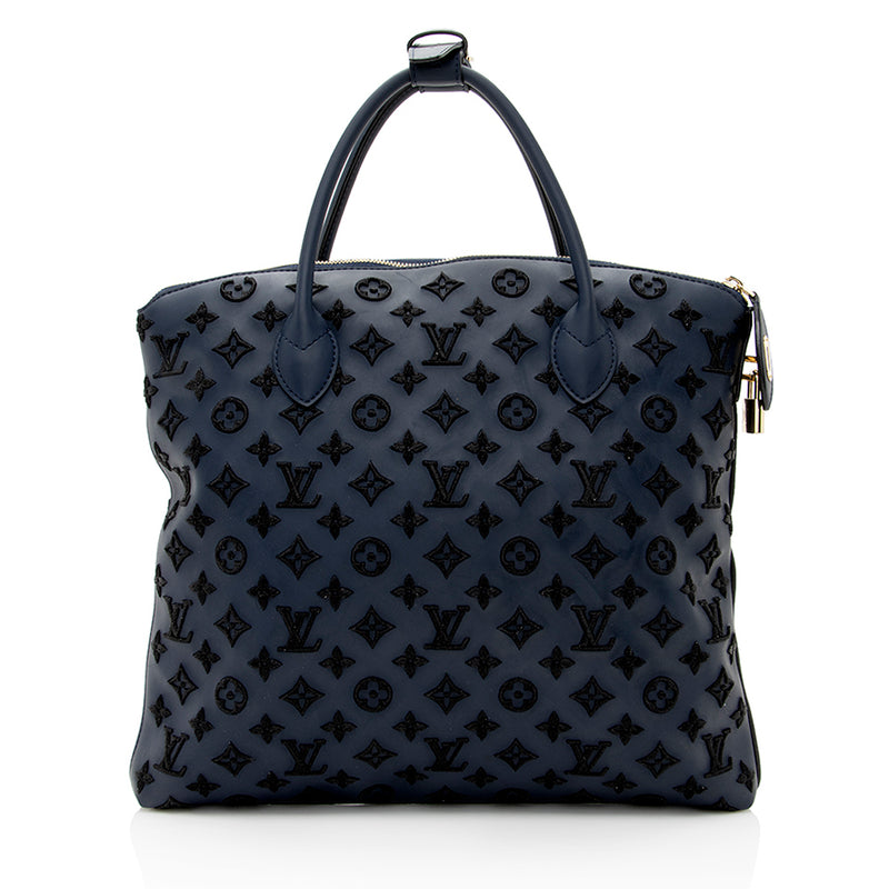 Louis Vuitton Black Epi Leather 'Lockit' Tote Bag