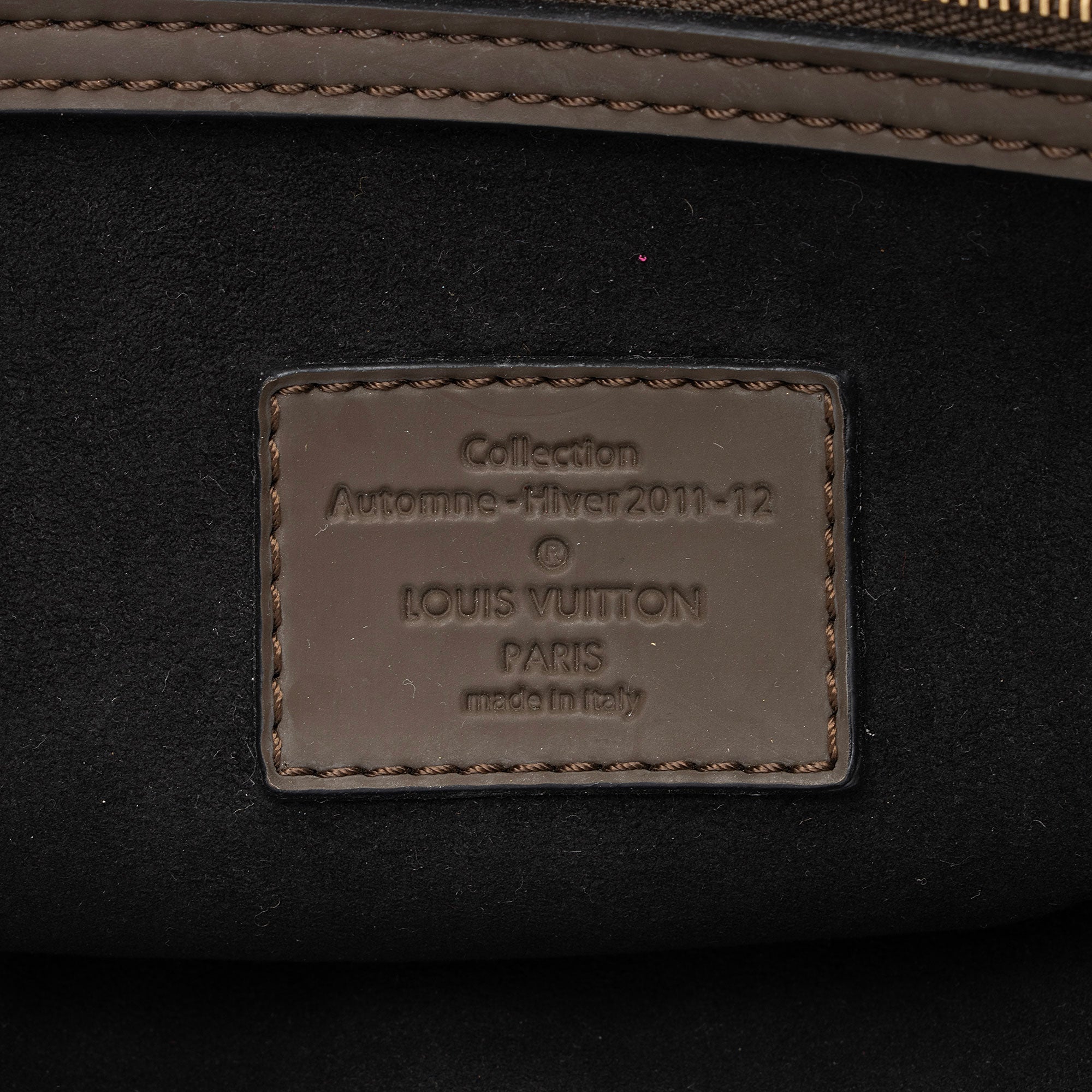 Louis Vuitton Limited Edition Monogram Addiction Lockit MM Bag (SHF-hQVO0M)