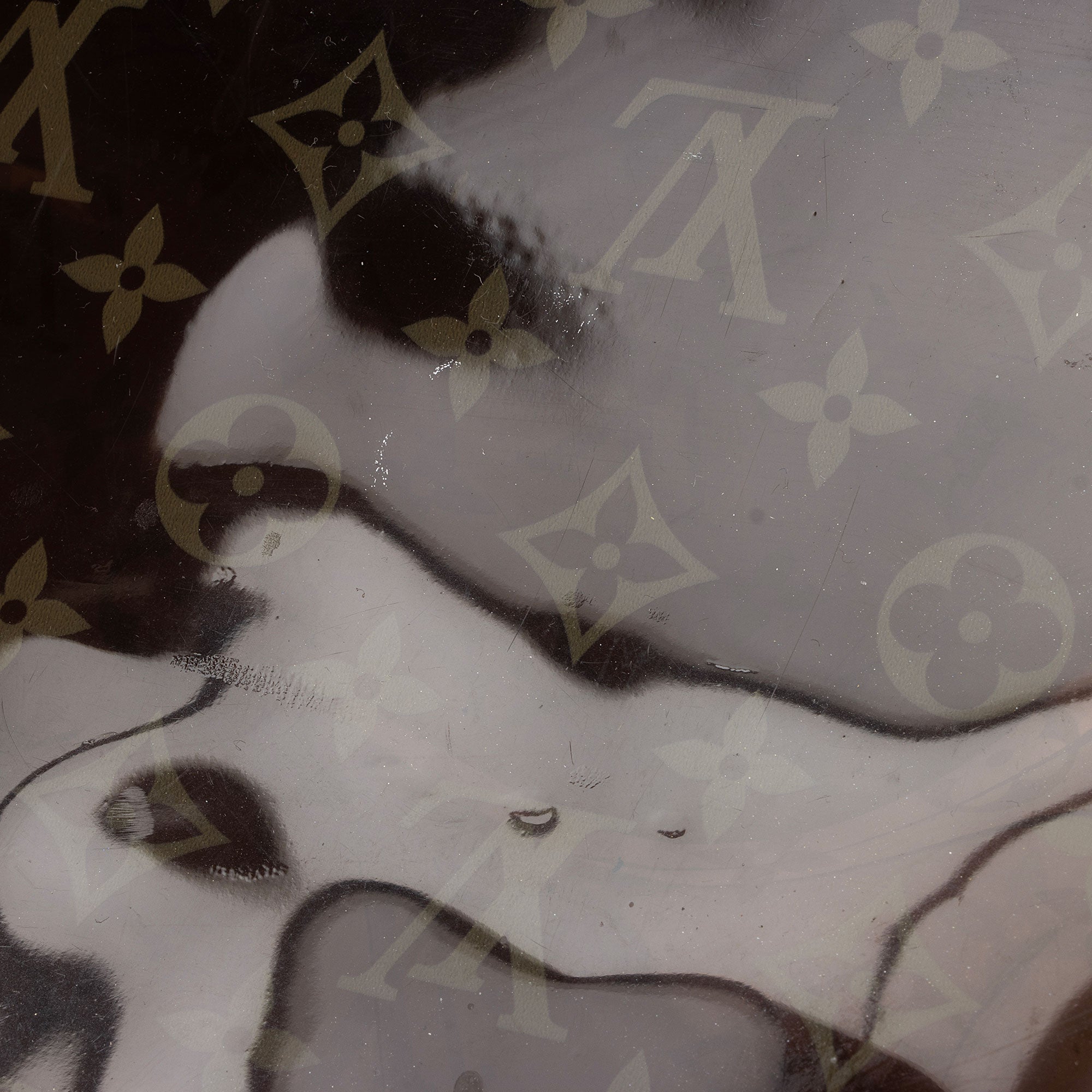 Louis Vuitton Limited Edition Monogram Ambre MM Tote (SHF-16JZJC)