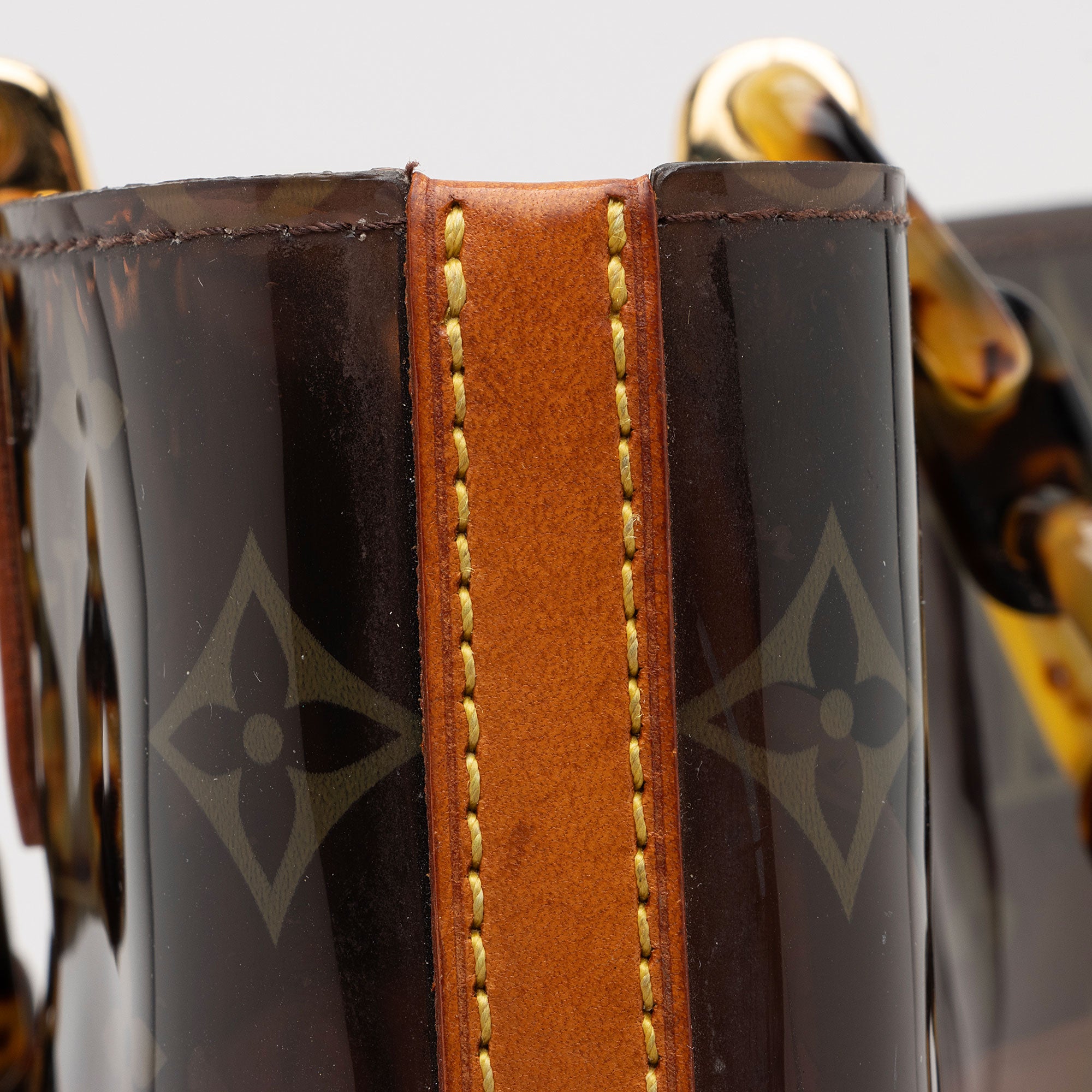 Louis Vuitton Limited Edition Monogram Ambre MM Tote (SHF-16JZJC)