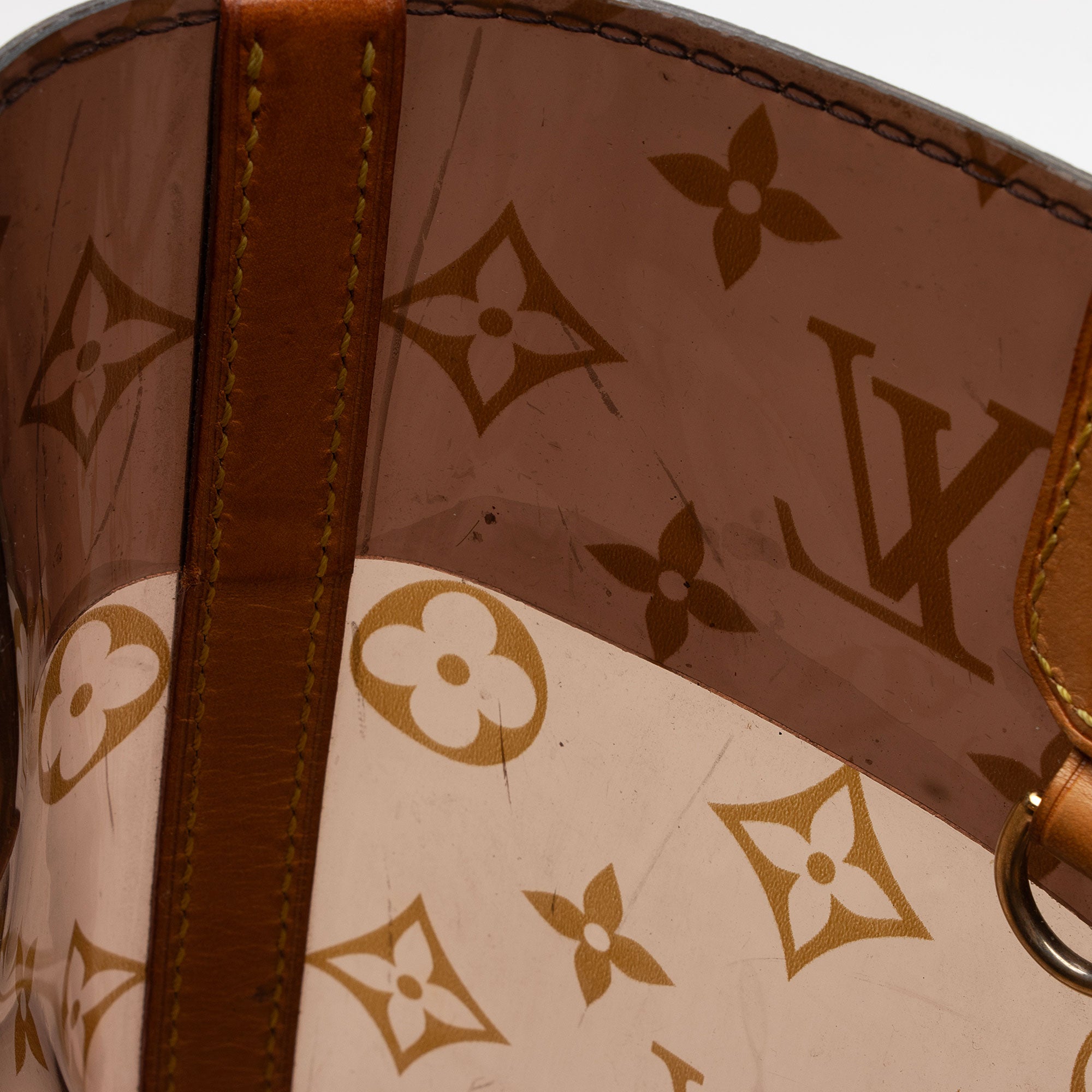Louis Vuitton Limited Edition Monogram Ambre MM Tote (SHF-16JZJC)
