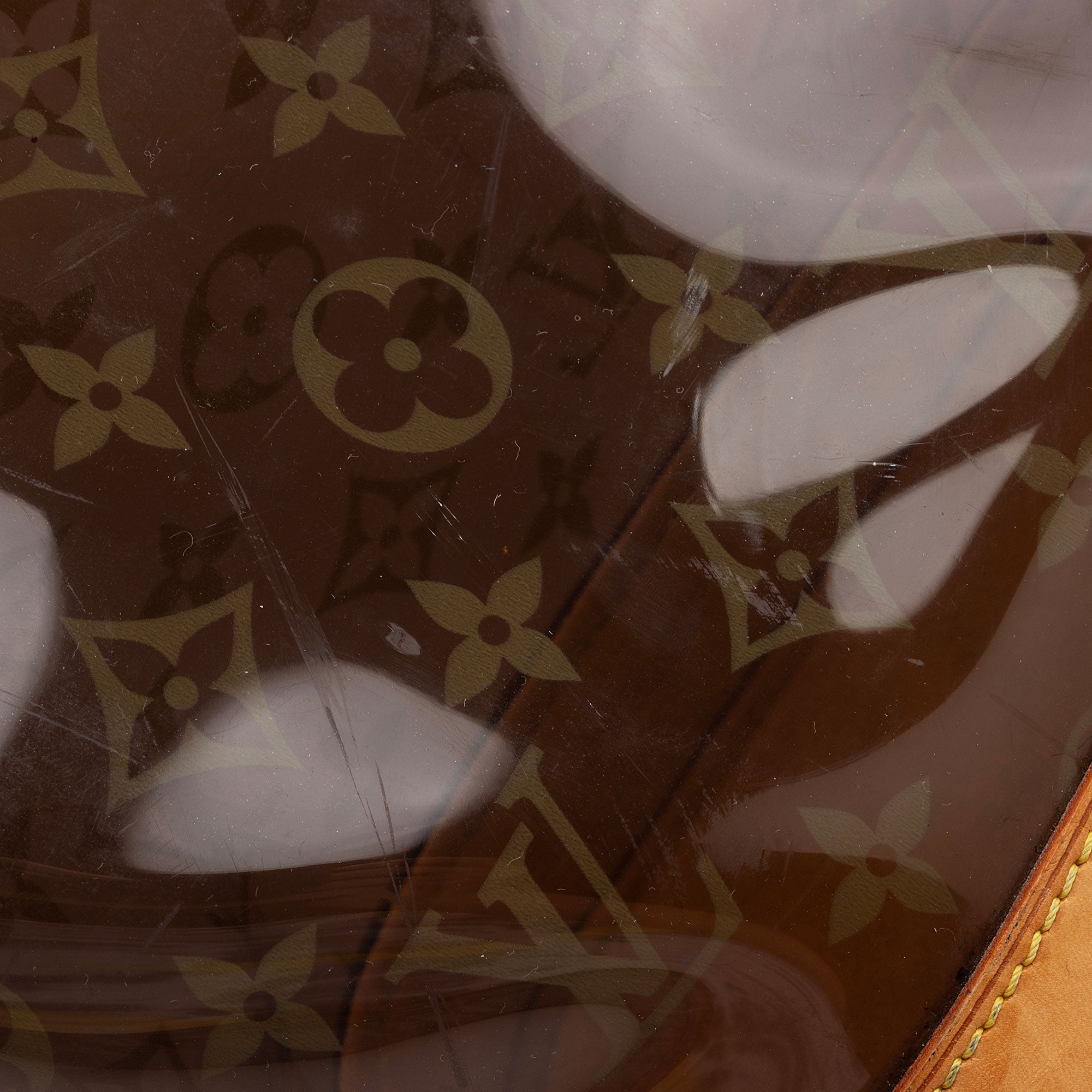 Louis Vuitton Limited Edition Monogram Ambre MM Tote (SHF-16JZJC)