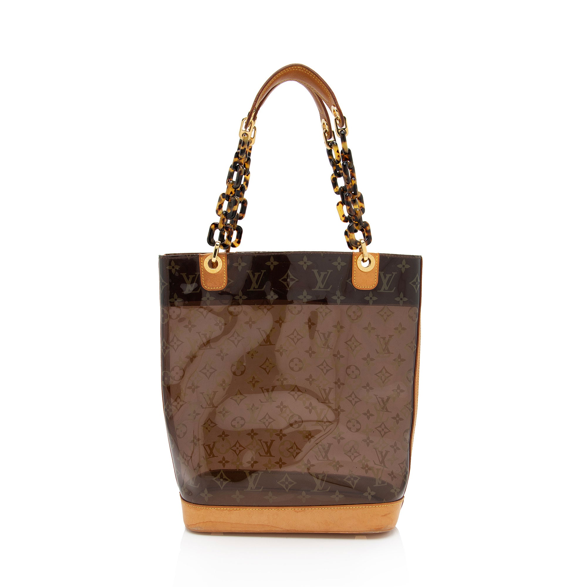 Louis Vuitton Limited Edition Monogram Ambre MM Tote (SHF-16JZJC)