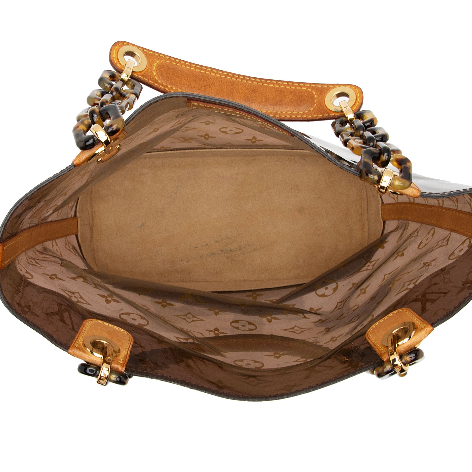 Louis Vuitton Limited Edition Monogram Ambre MM Tote (SHF-16JZJC)