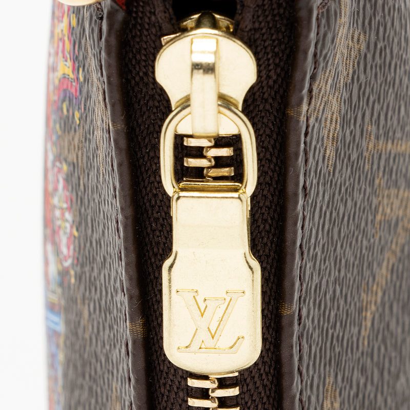 Louis Vuitton Mini Pochette Accessoires Monogram Vivienne Wisteria Pink in  Coated Canvas with Gold-tone - US