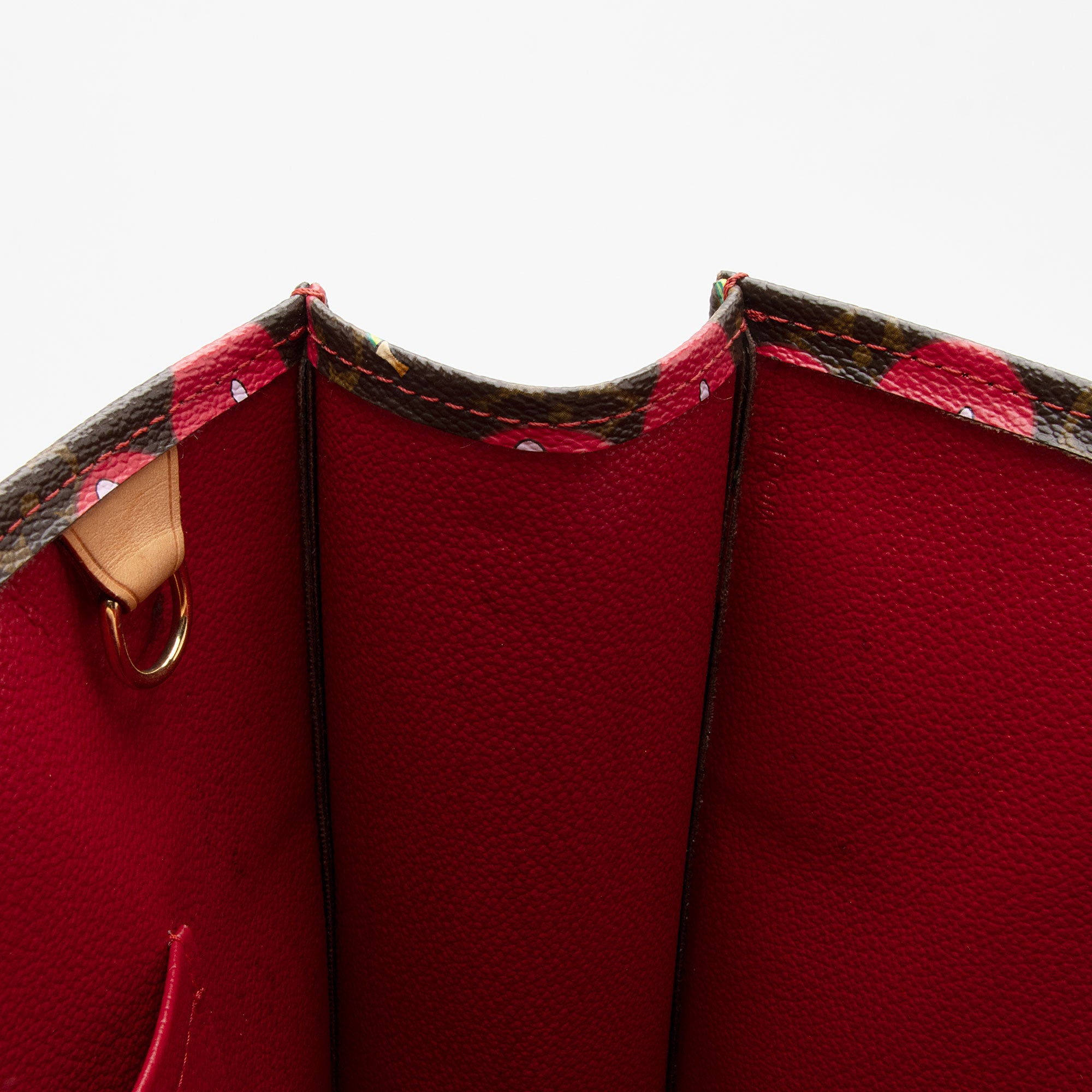 Louis Vuitton Limited Edition Monogram Canvas Cerises Sac Plat Tote (SHF-Oc84Cp)